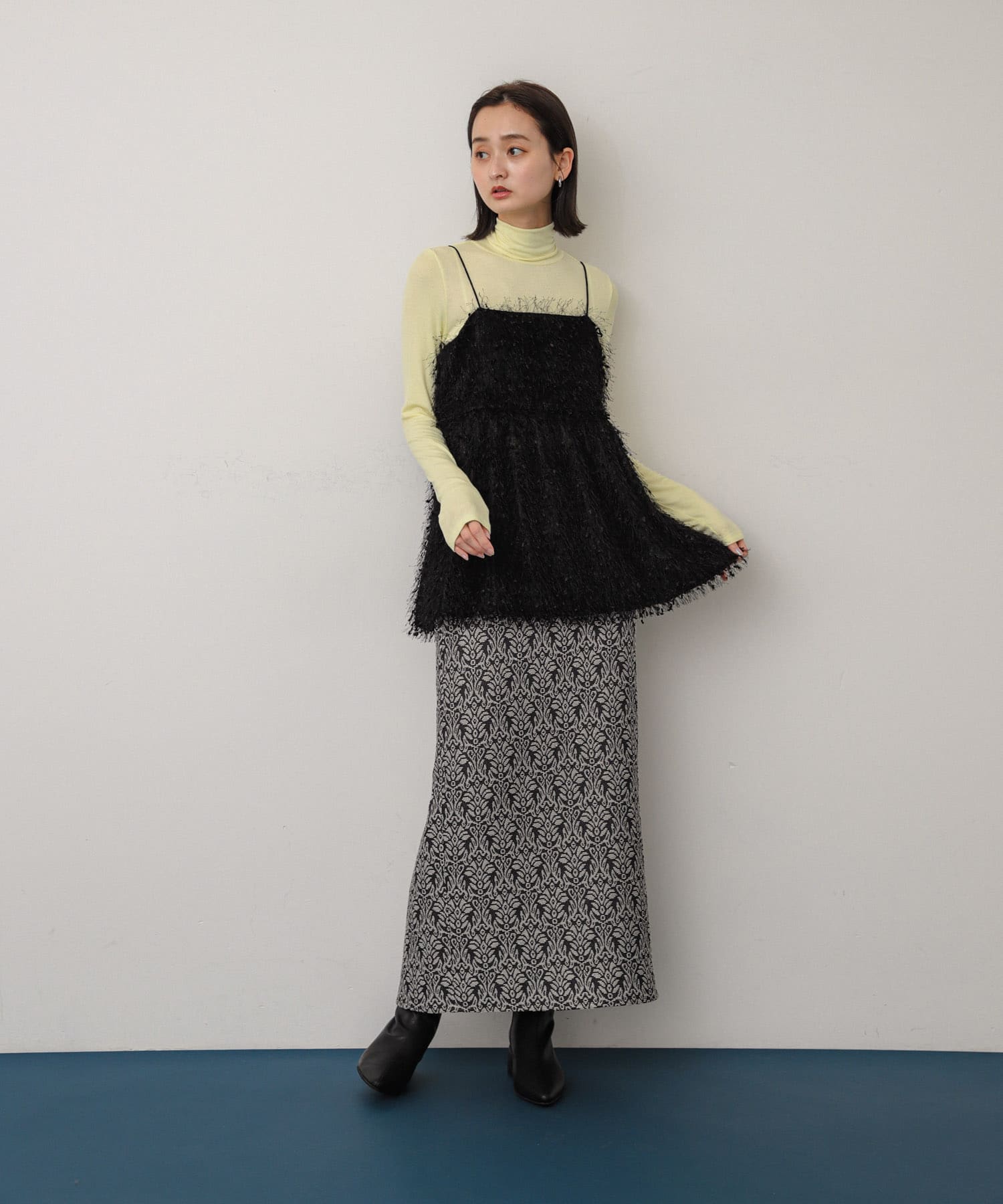 身長：169cm サイズ：one