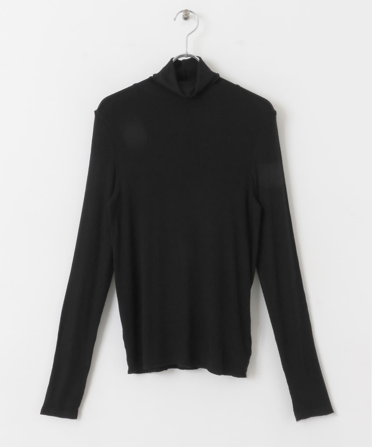 メローハイネックトップ BLACK one