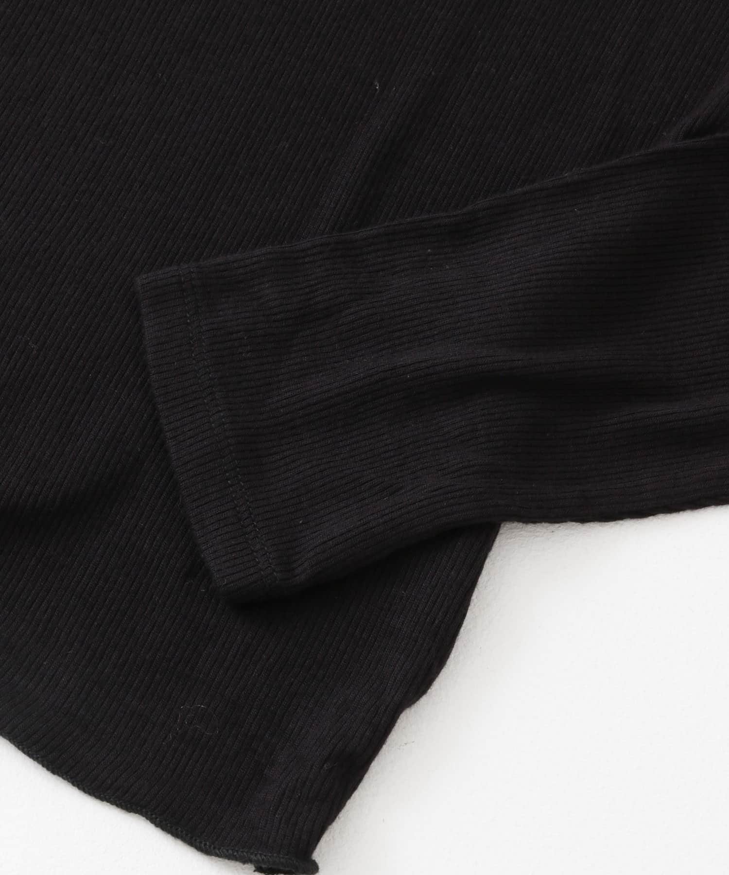 メローハイネックトップ BLACK one