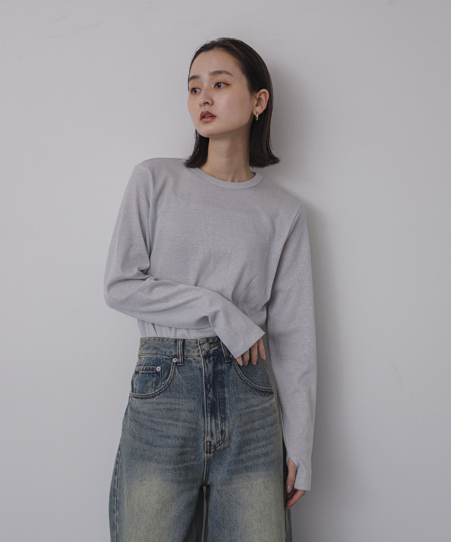 身長：169cm サイズ：one