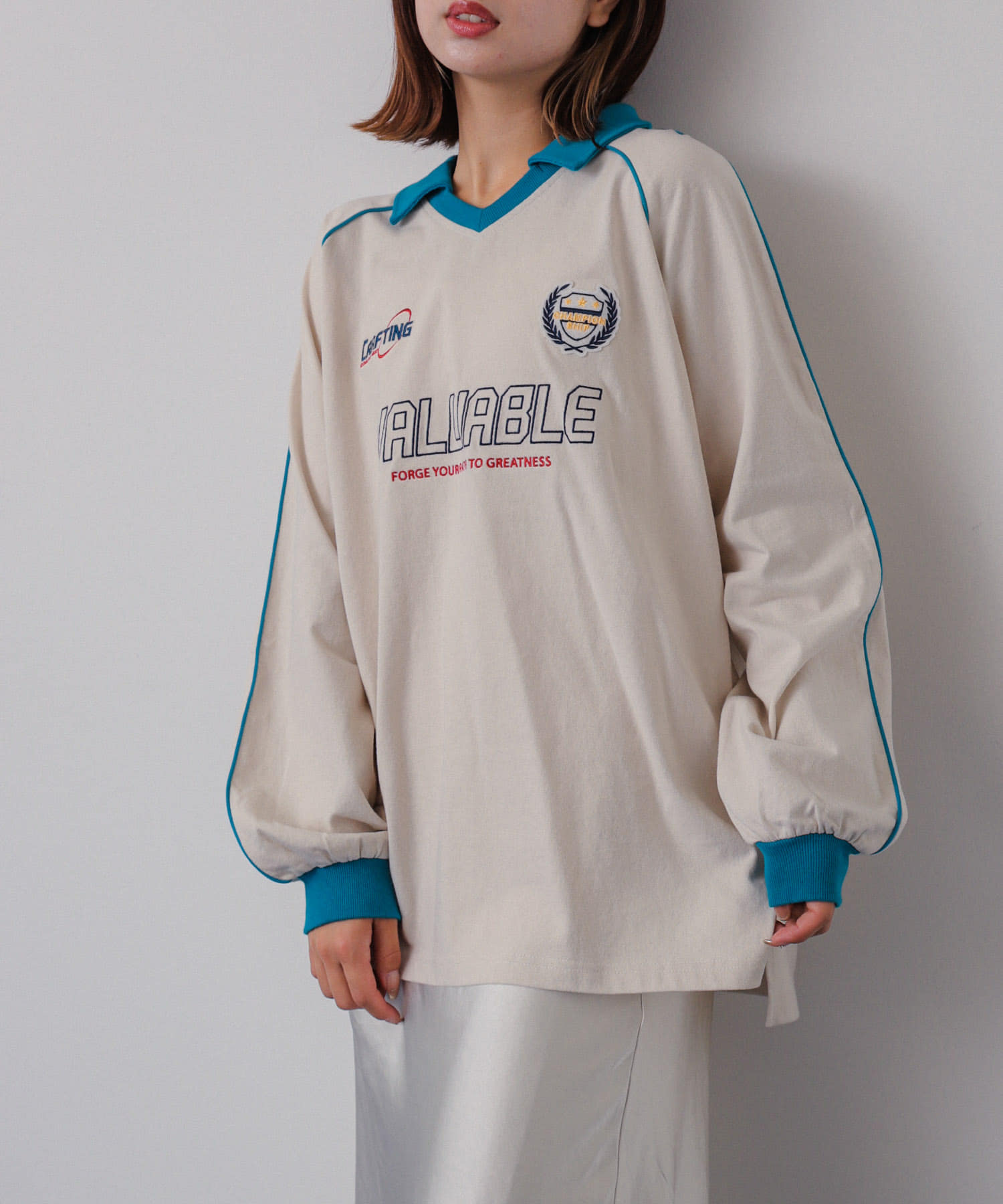 身長：158cm サイズ：one