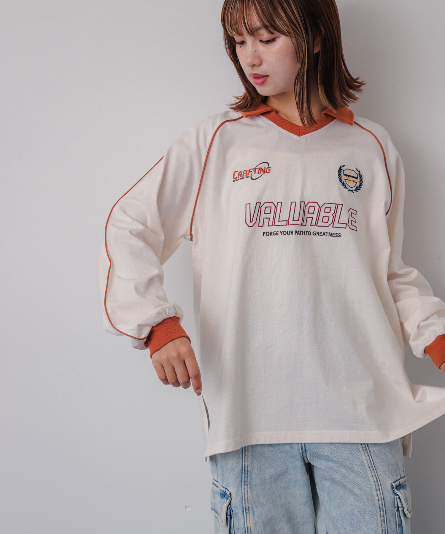 身長：158cm サイズ：one