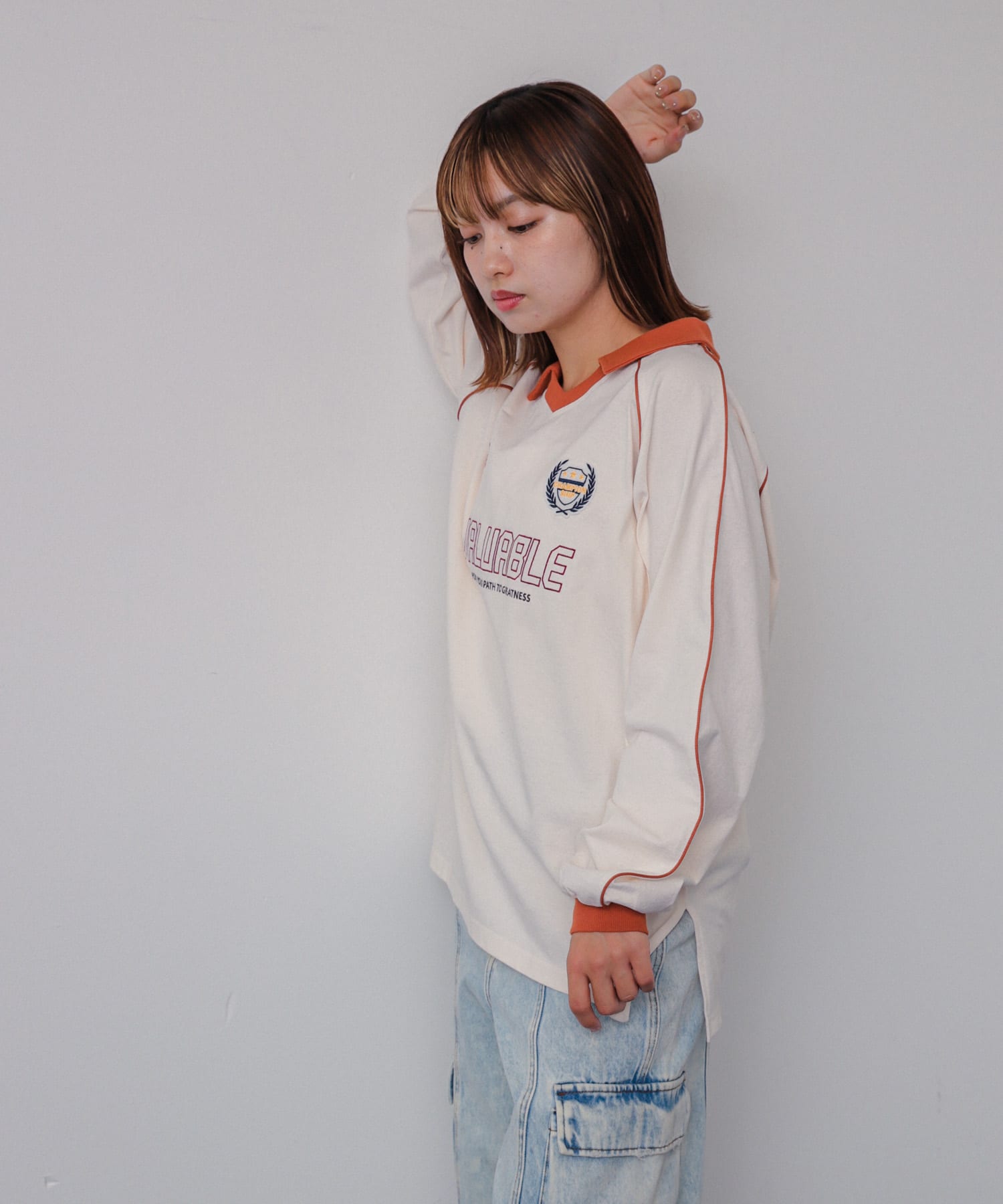 身長：158cm サイズ：one