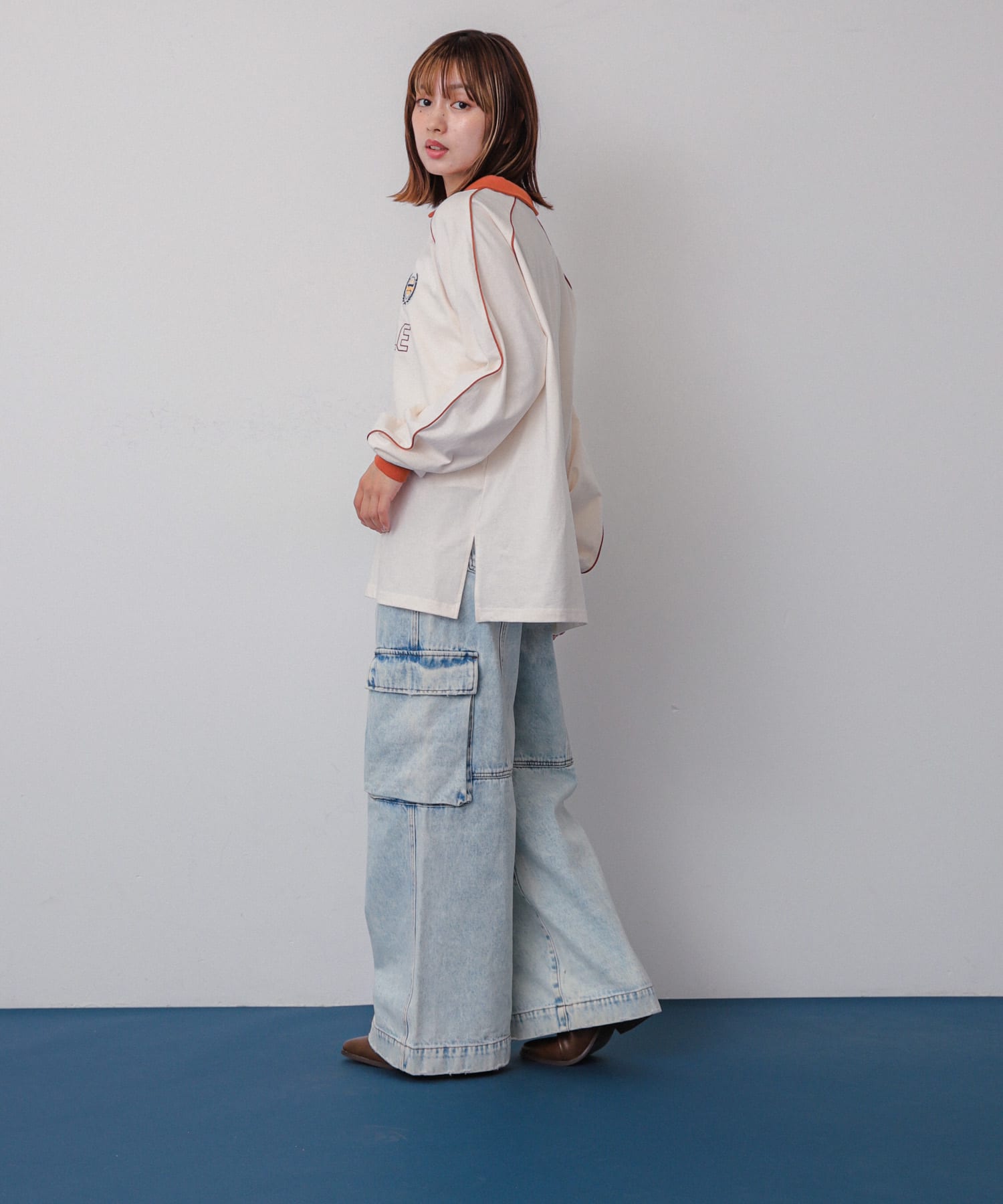 身長：158cm サイズ：one