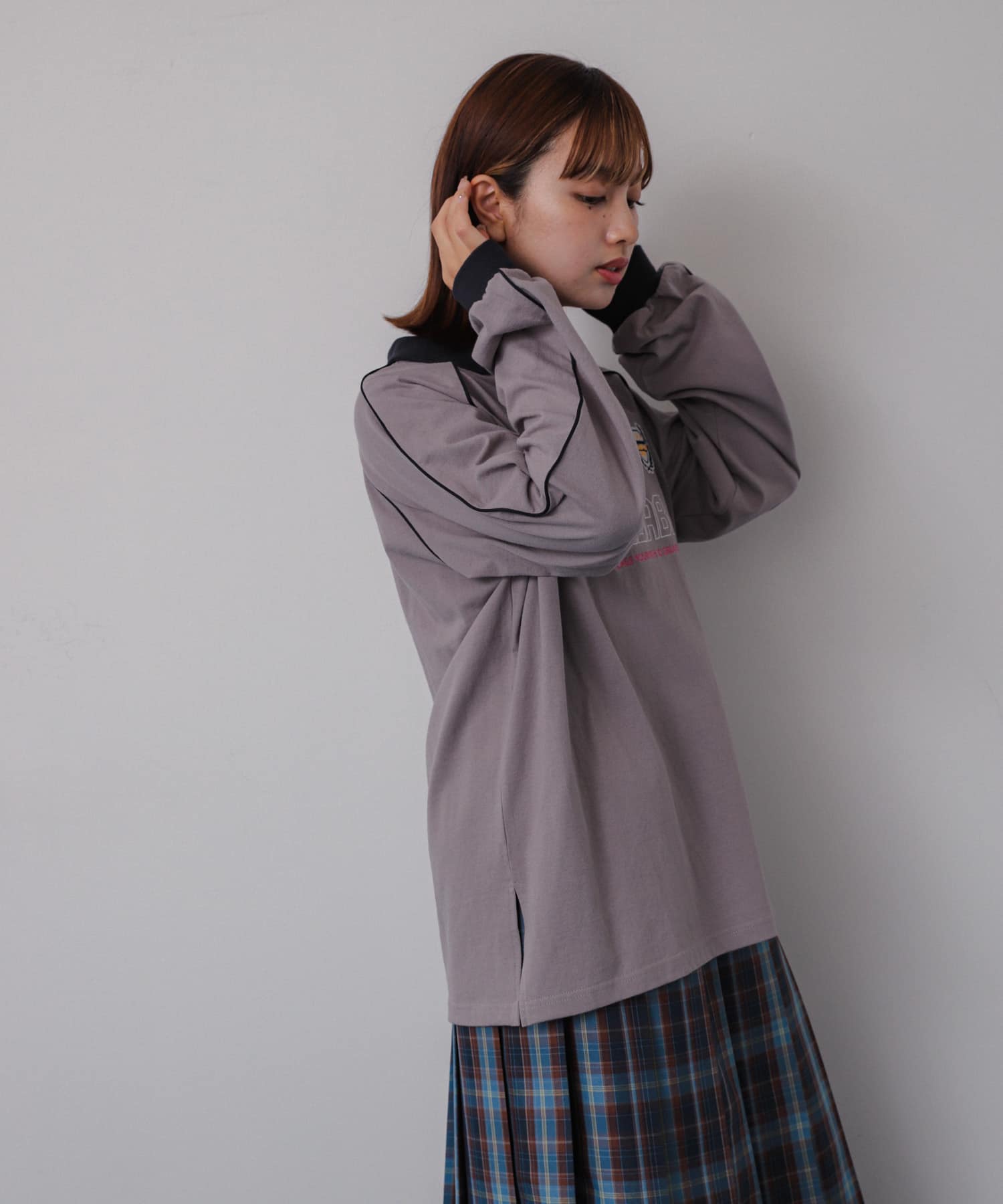 身長：158cm サイズ：one