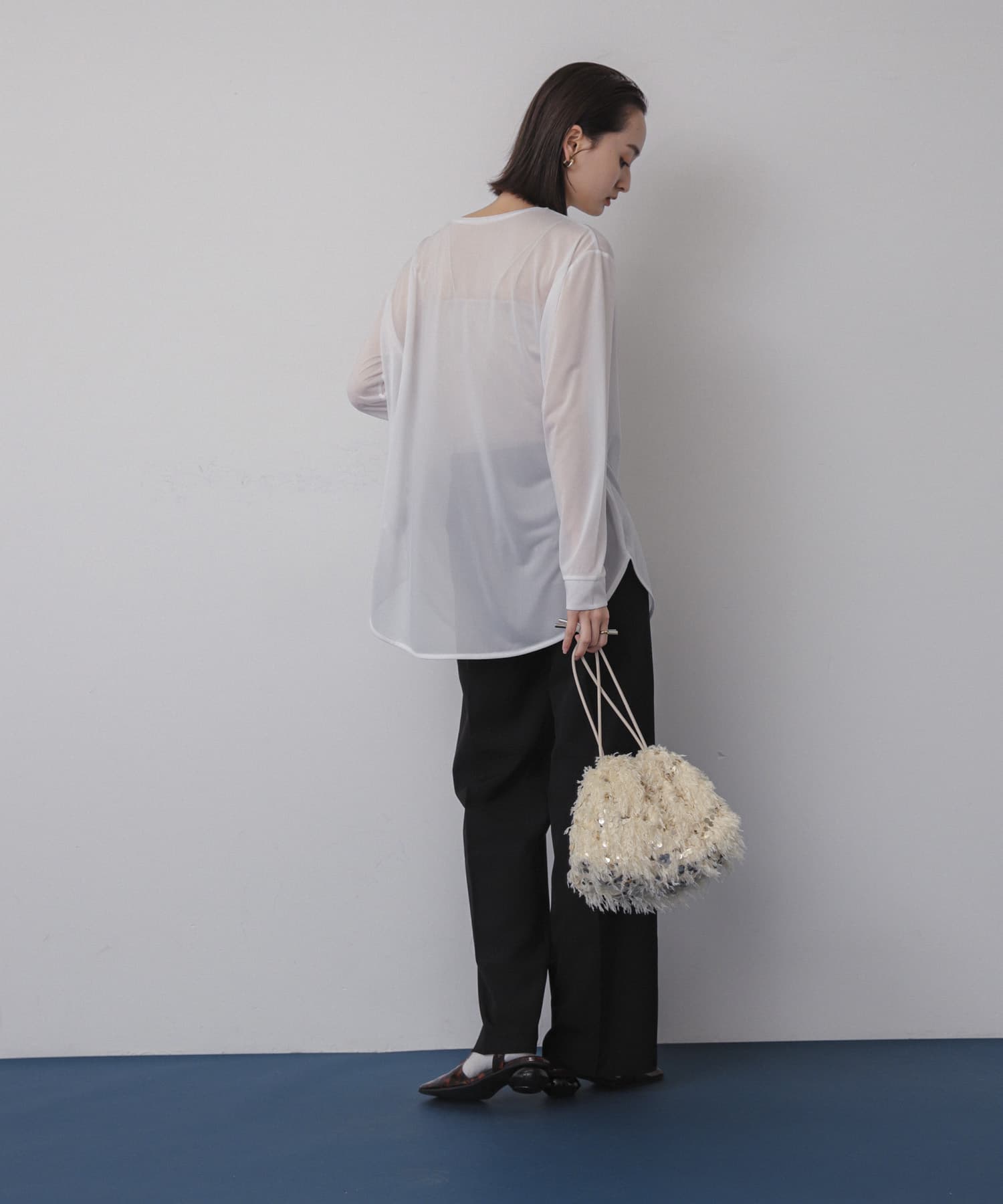 身長：169cm サイズ：one