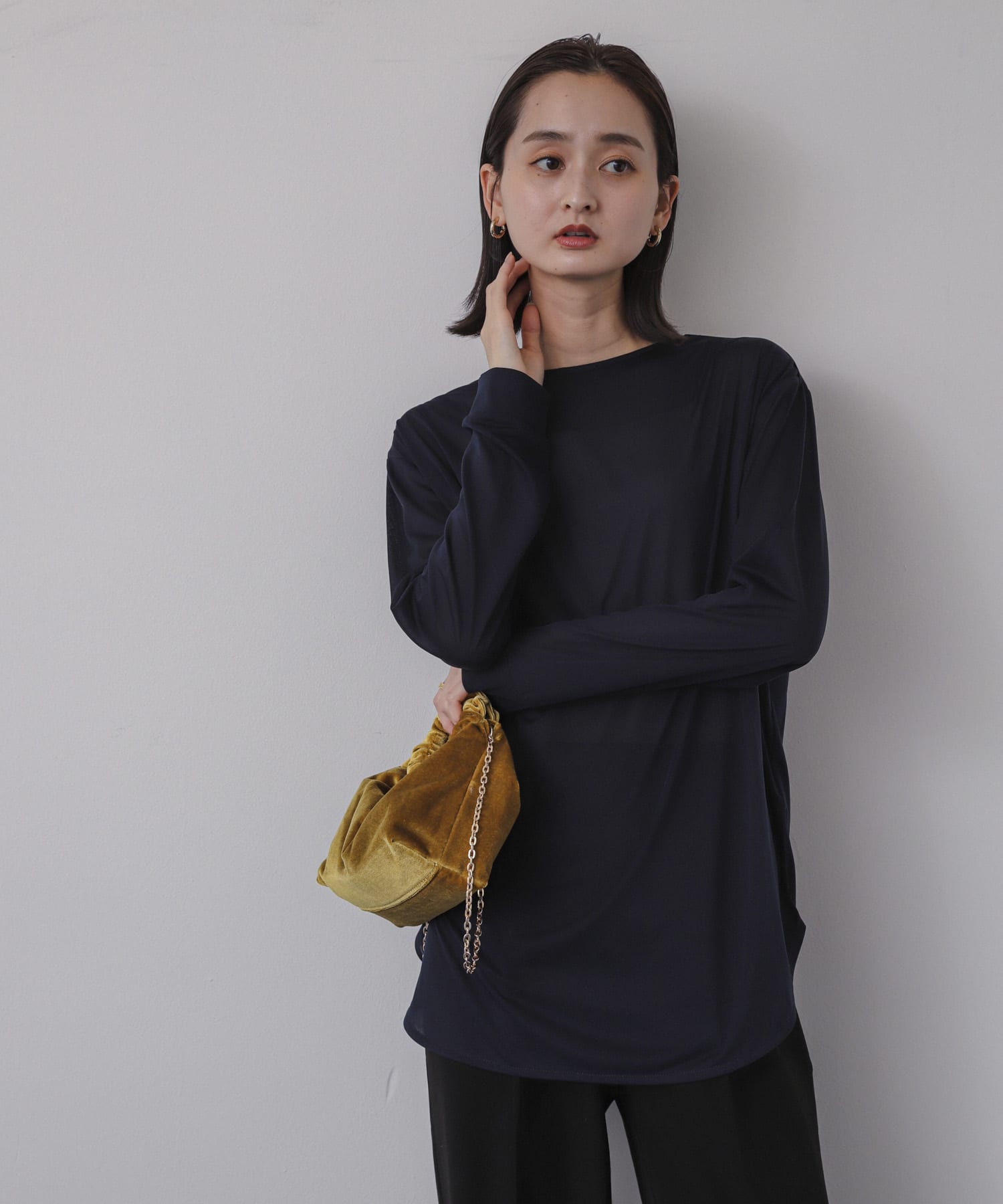 身長：169cm サイズ：one