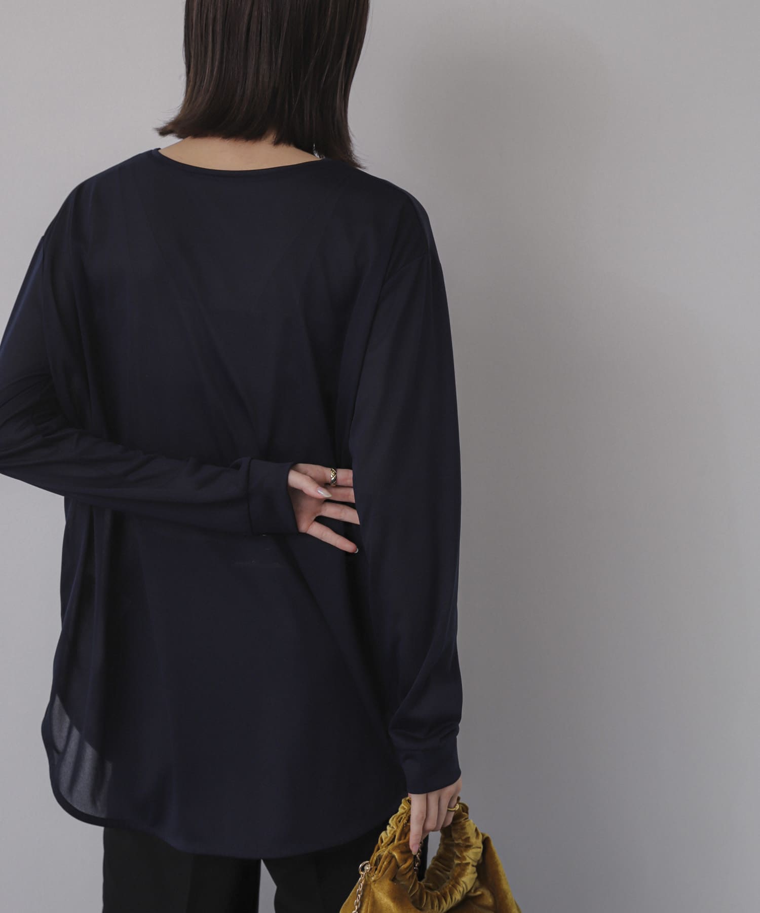 身長：169cm サイズ：one