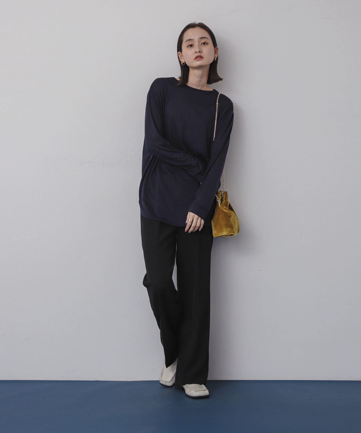 身長：169cm サイズ：one