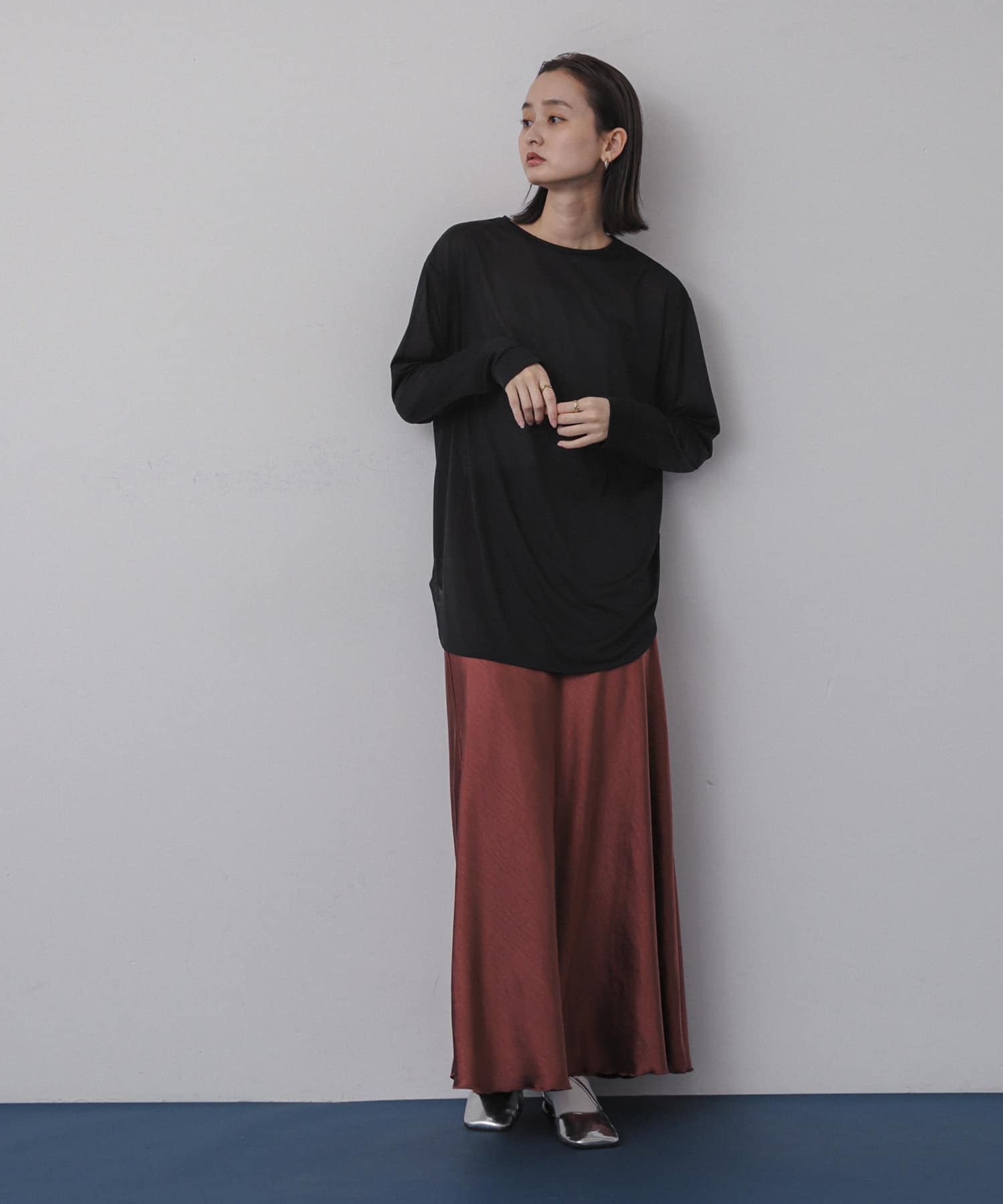 身長：169cm サイズ：one