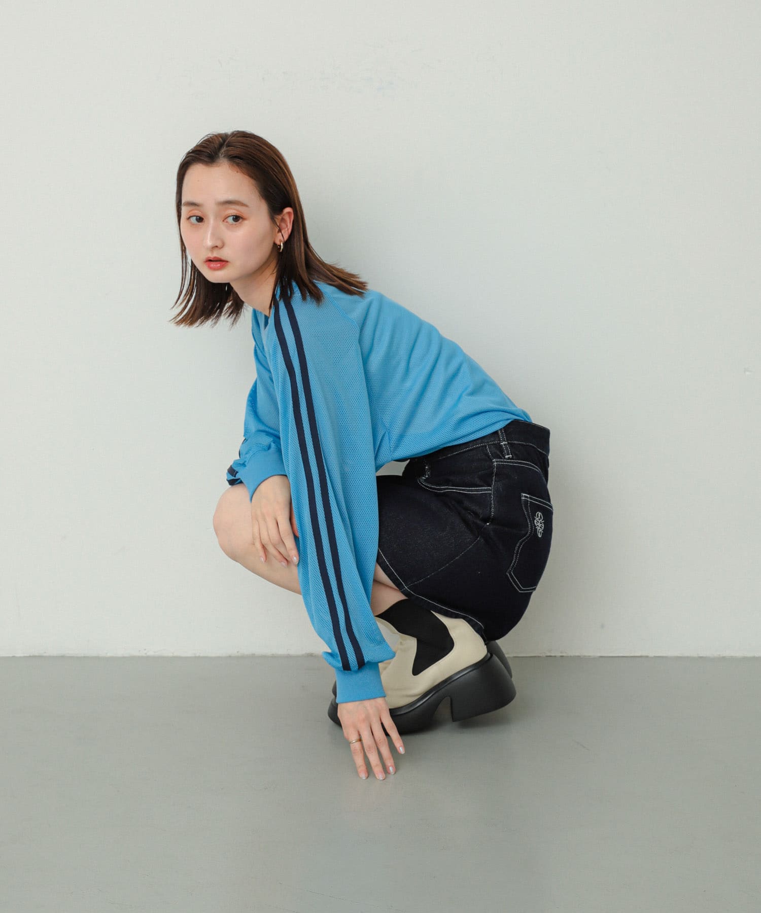 身長：169cm サイズ：one