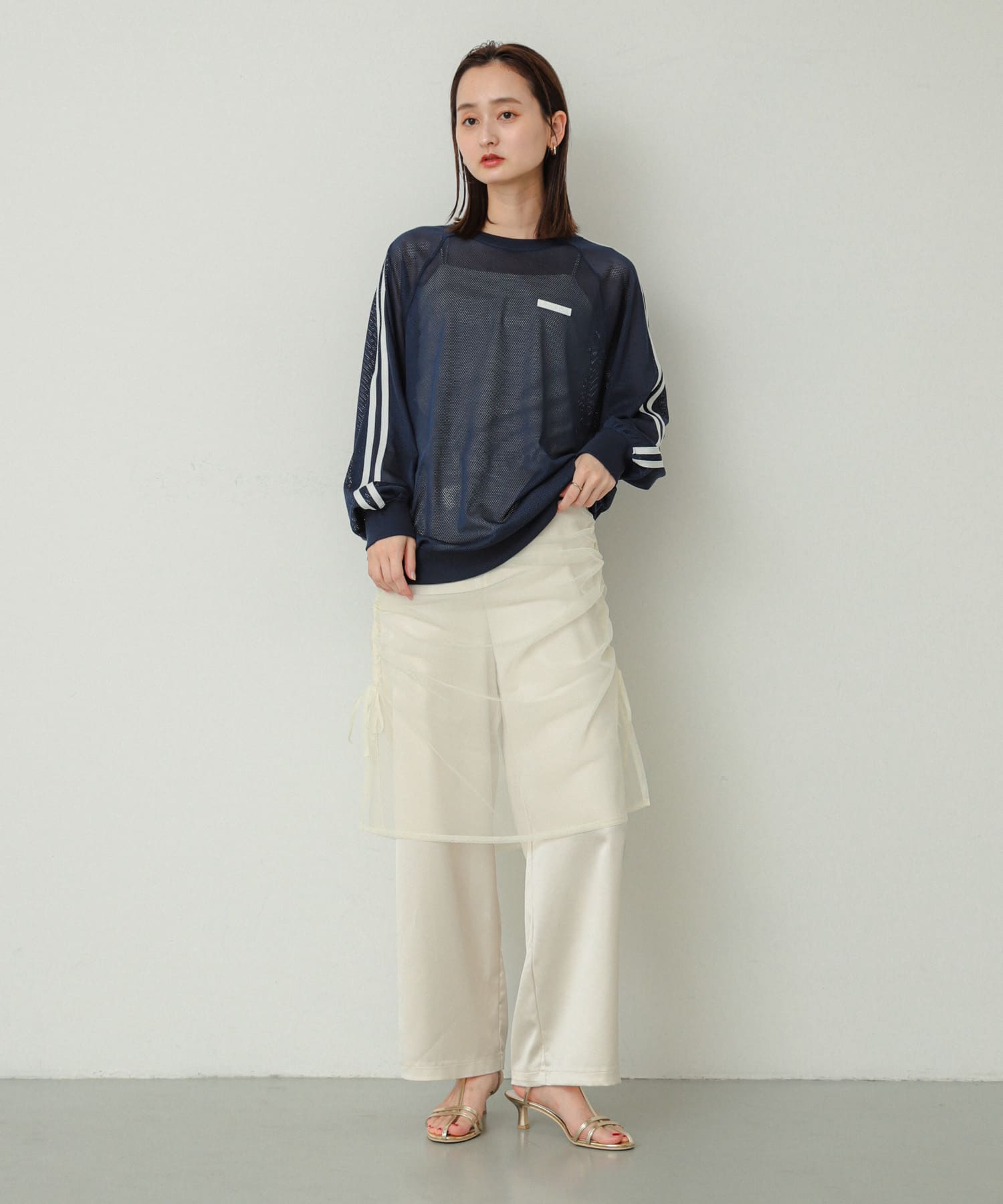 身長：169cm サイズ：one