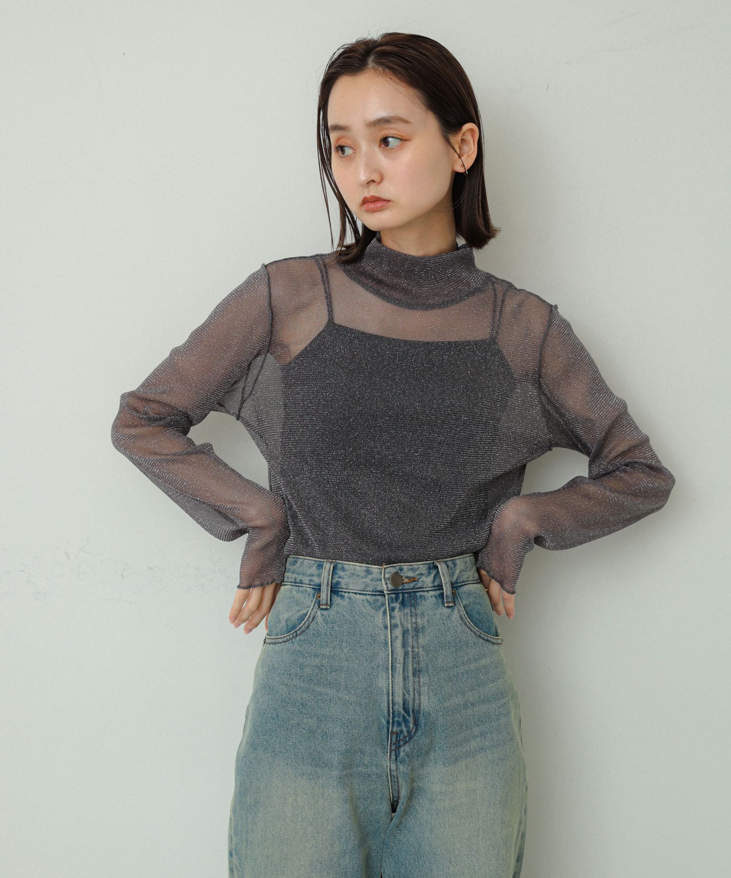 身長：169cm サイズ：one