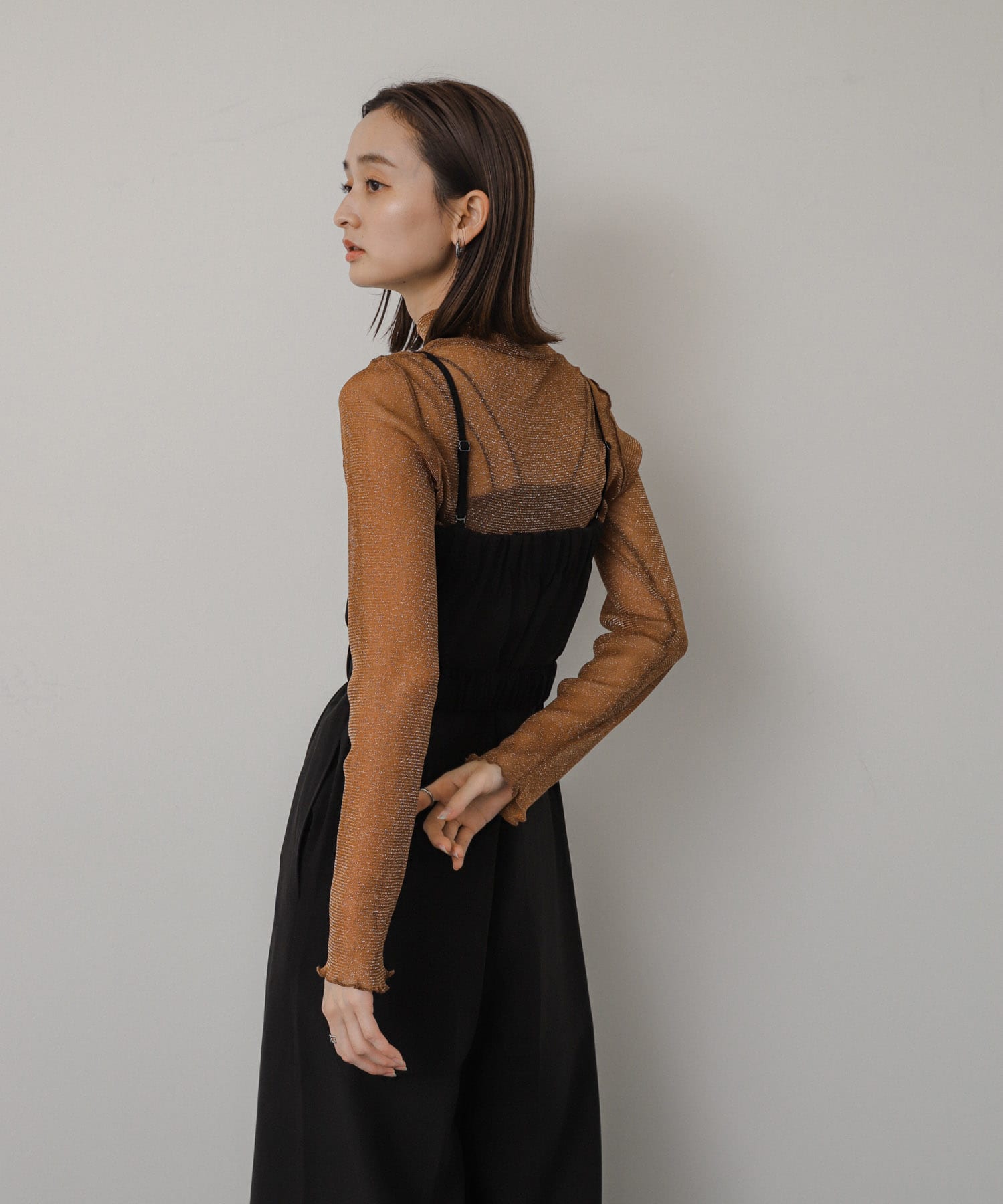 身長：169cm サイズ：one