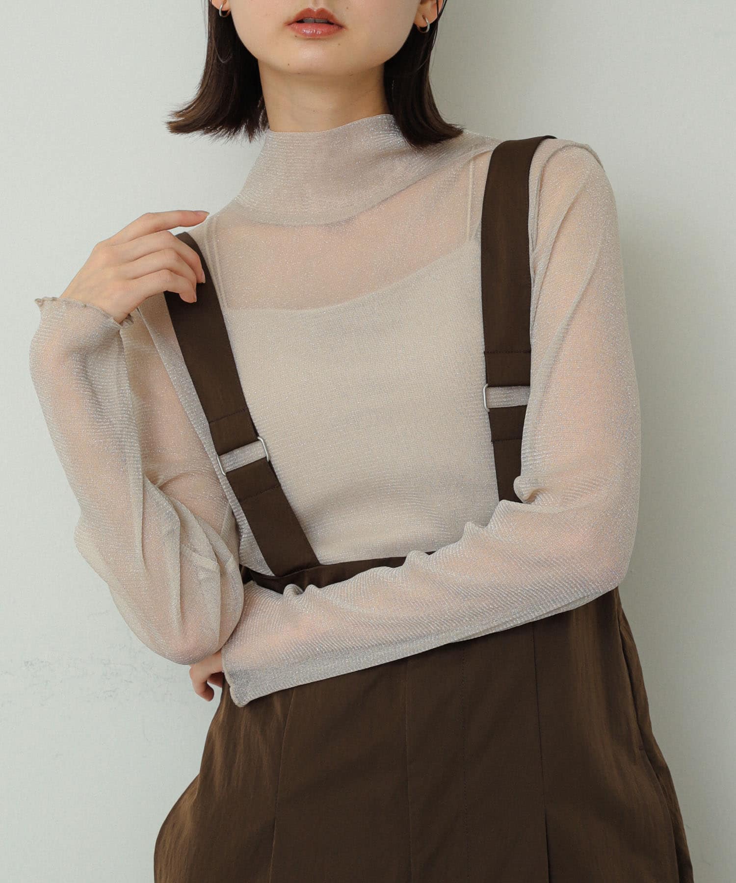 身長：169cm サイズ：one