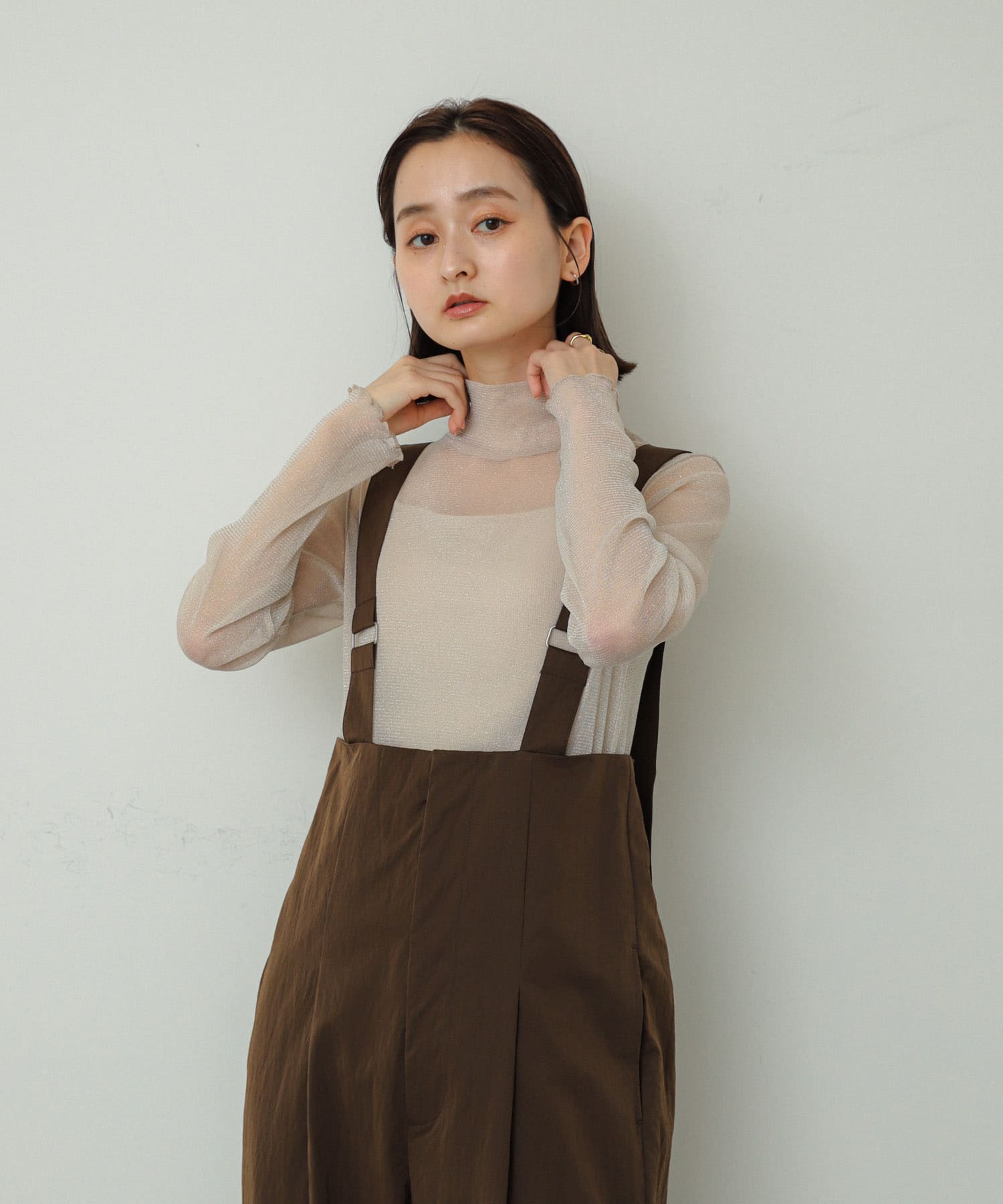 身長：169cm サイズ：one