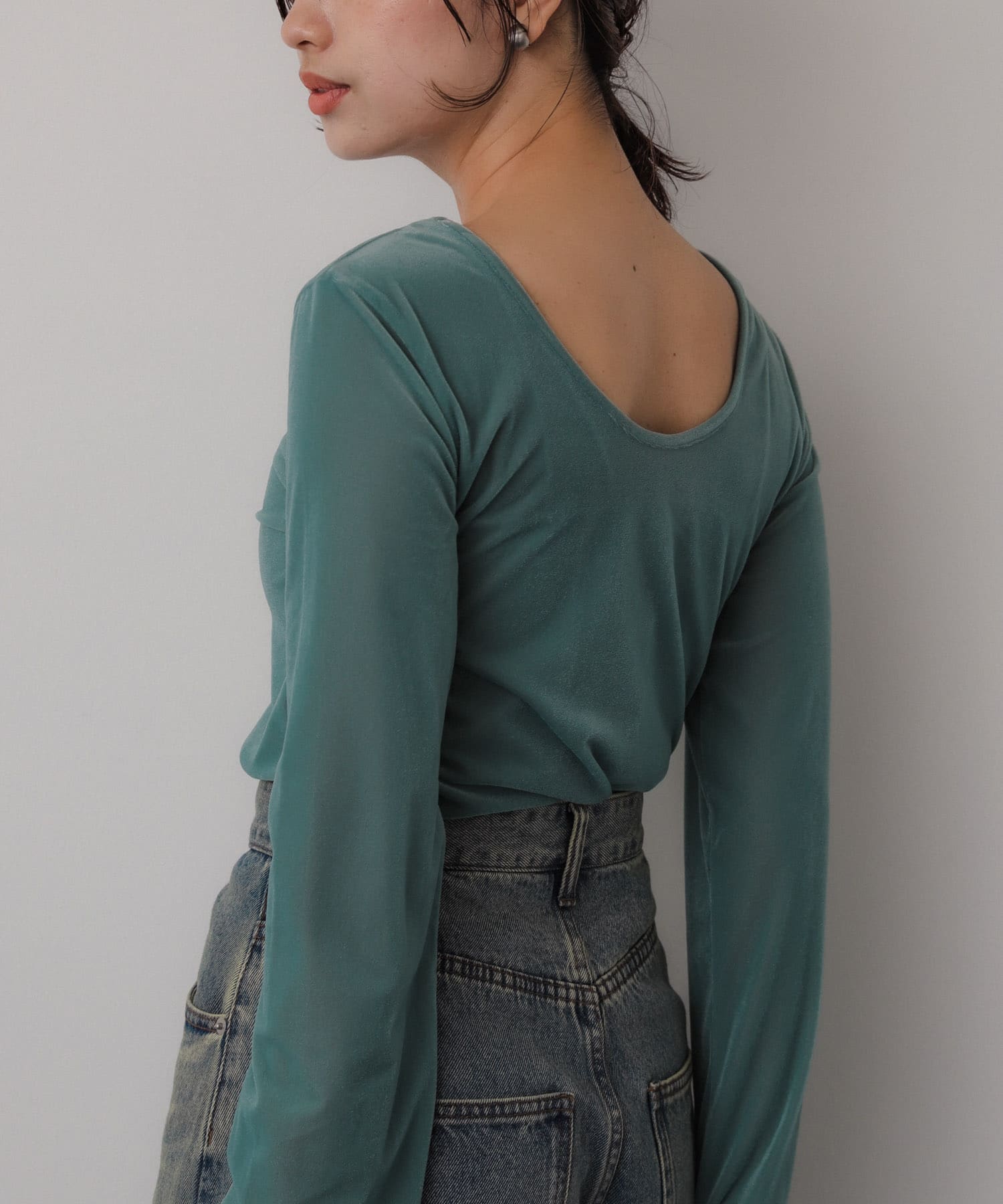 身長：158cm サイズ：one