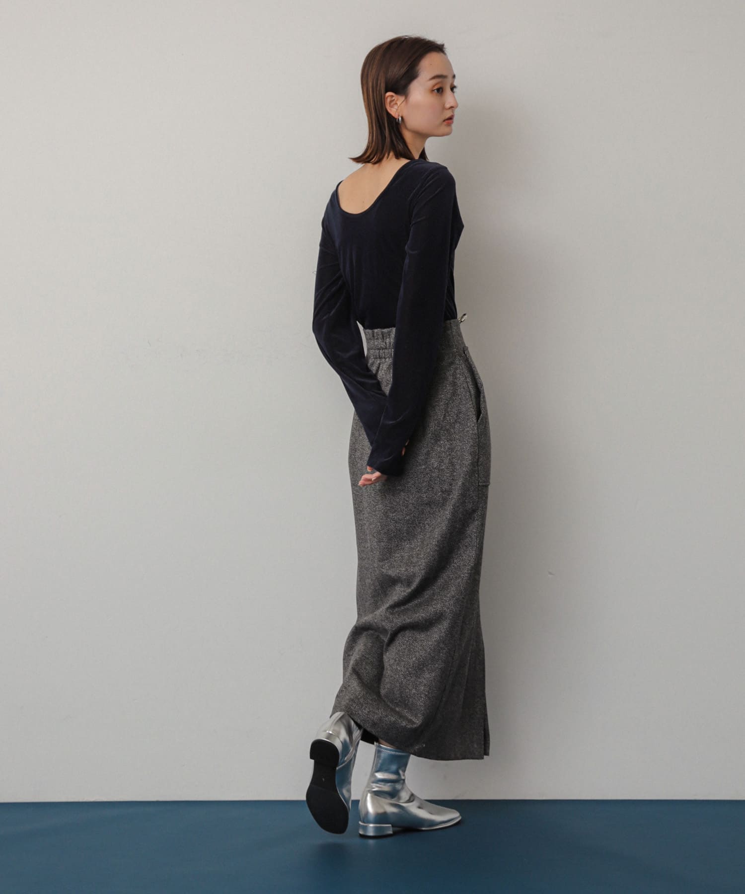身長：158cm サイズ：one