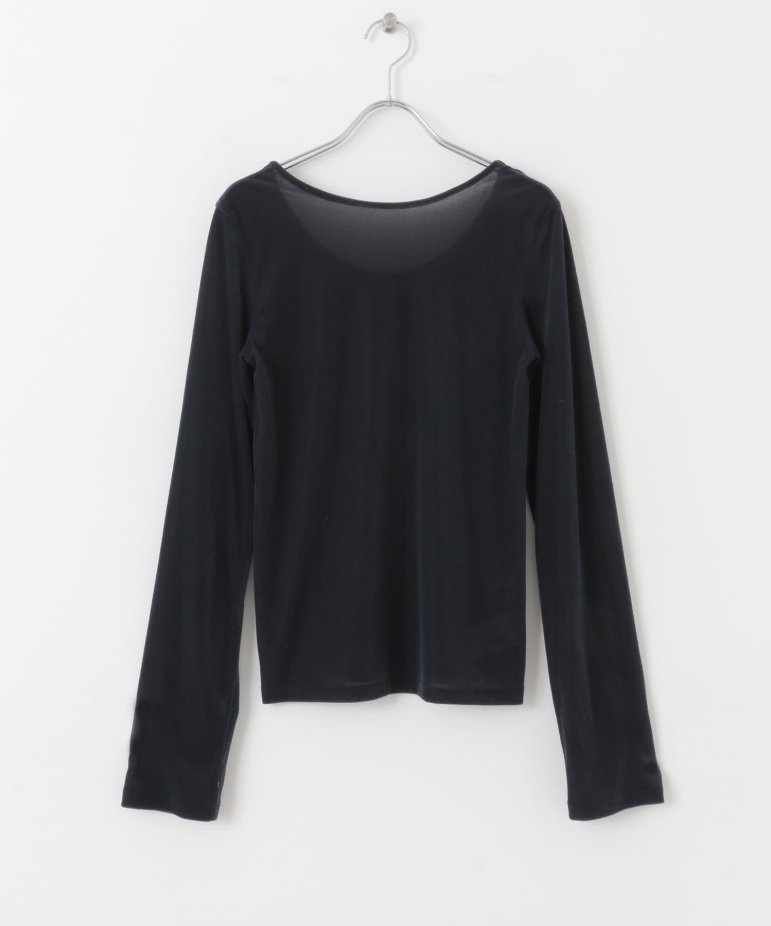 シアーベロアTシャツ NAVY one