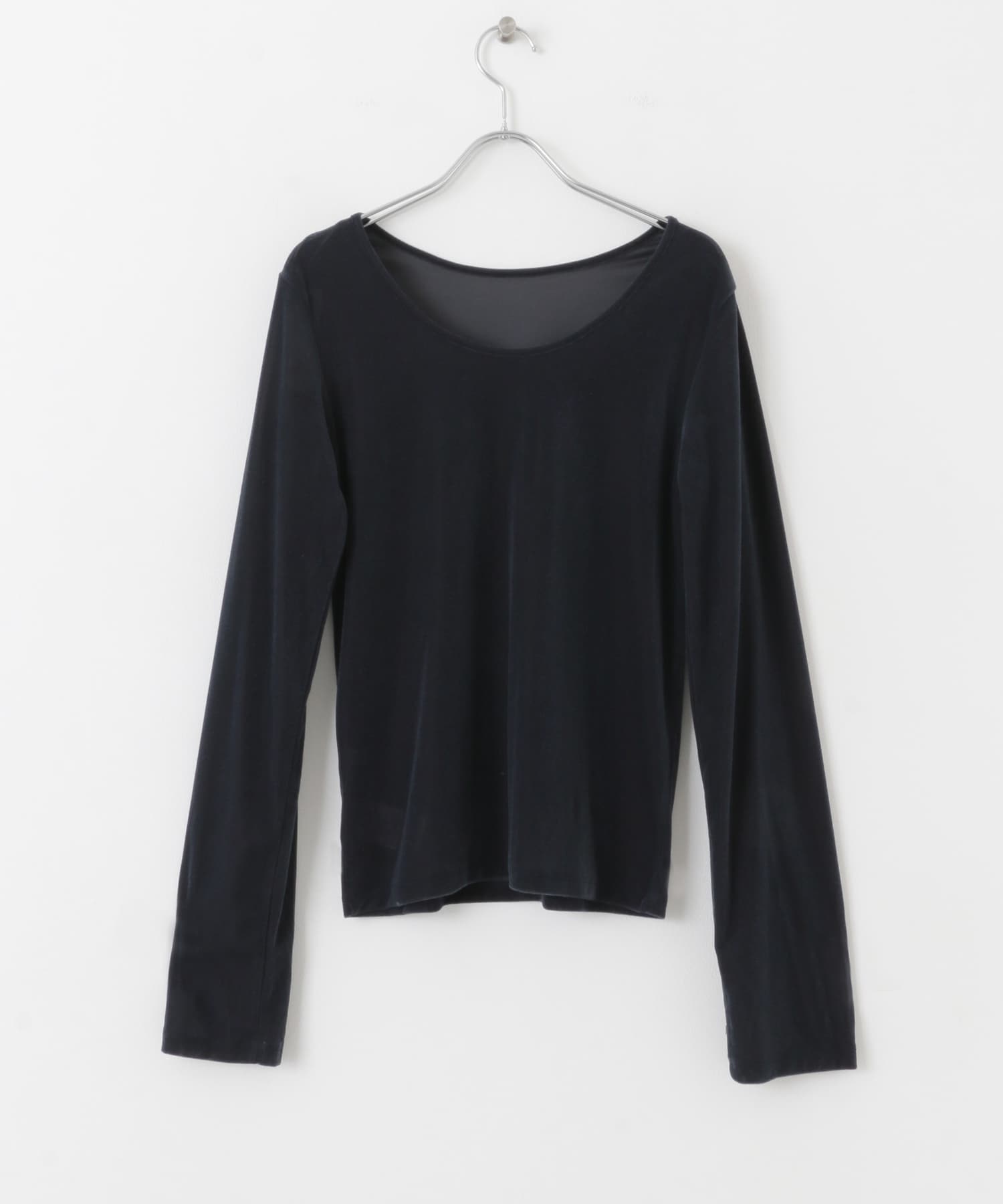 シアーベロアTシャツ NAVY one