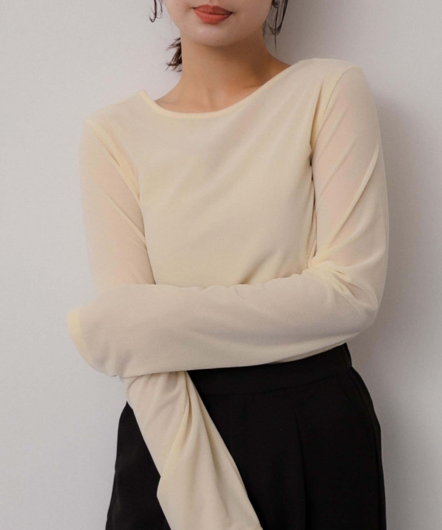 身長：158cm サイズ：one