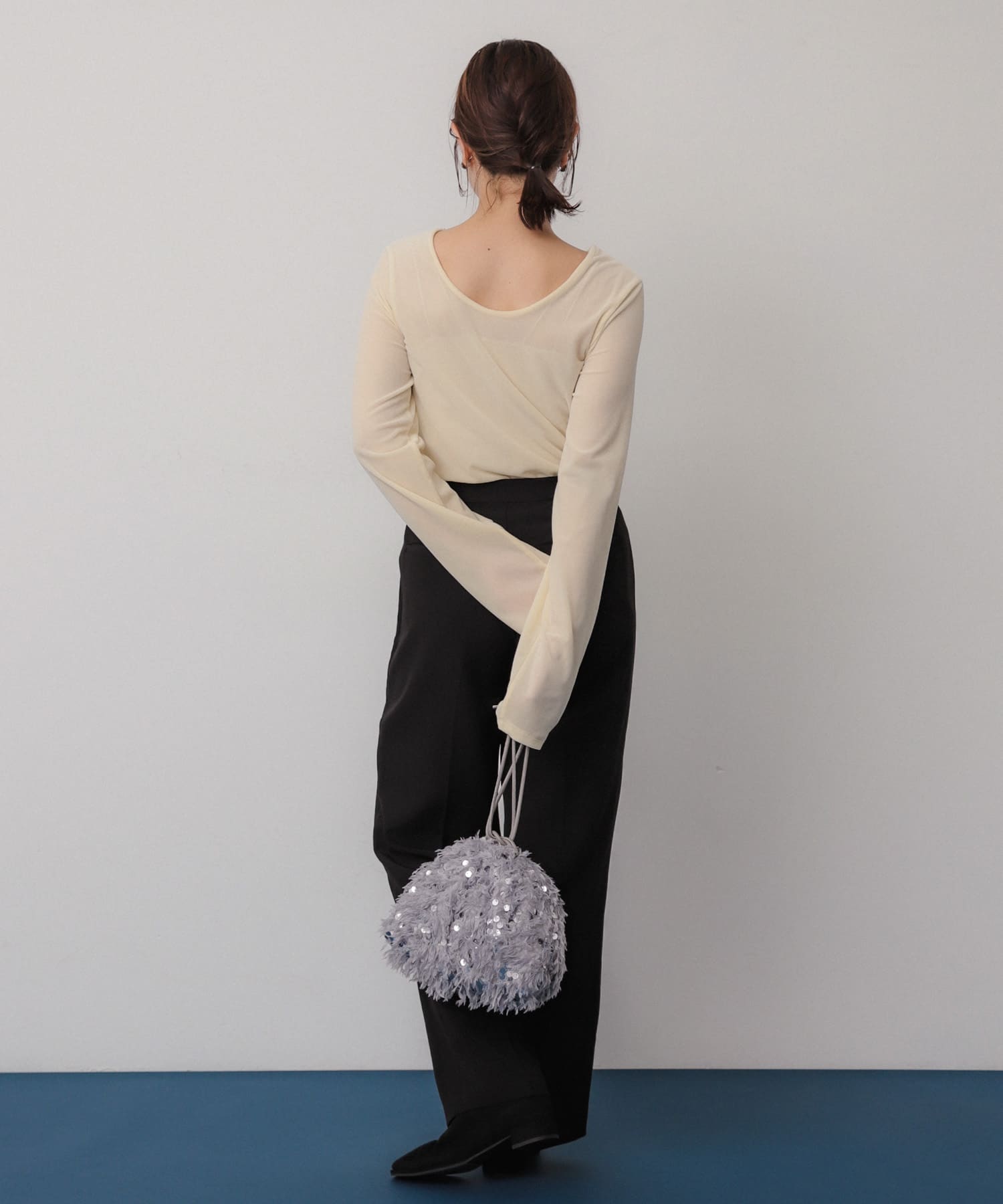 身長：158cm サイズ：one