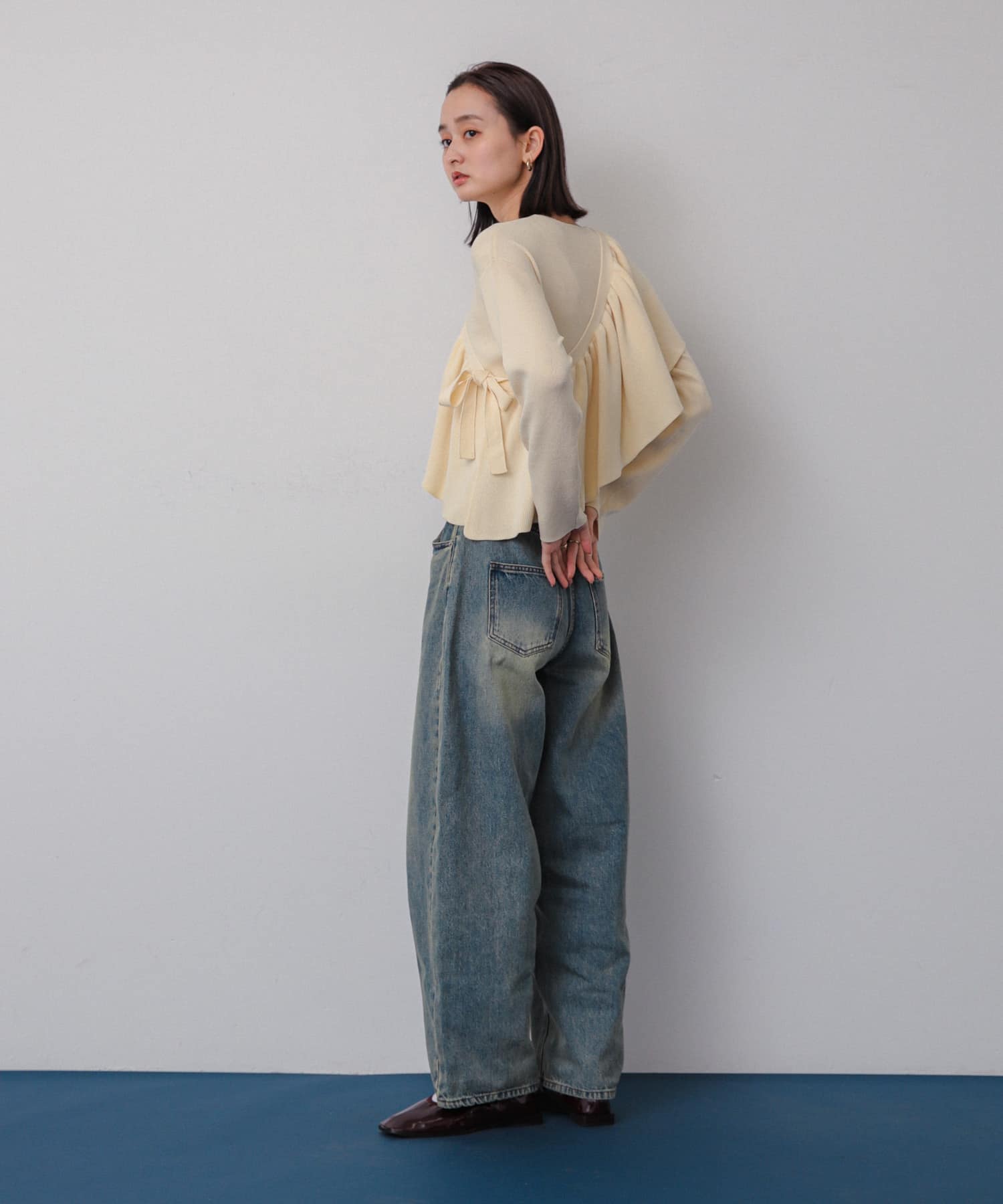 身長：158cm サイズ：one