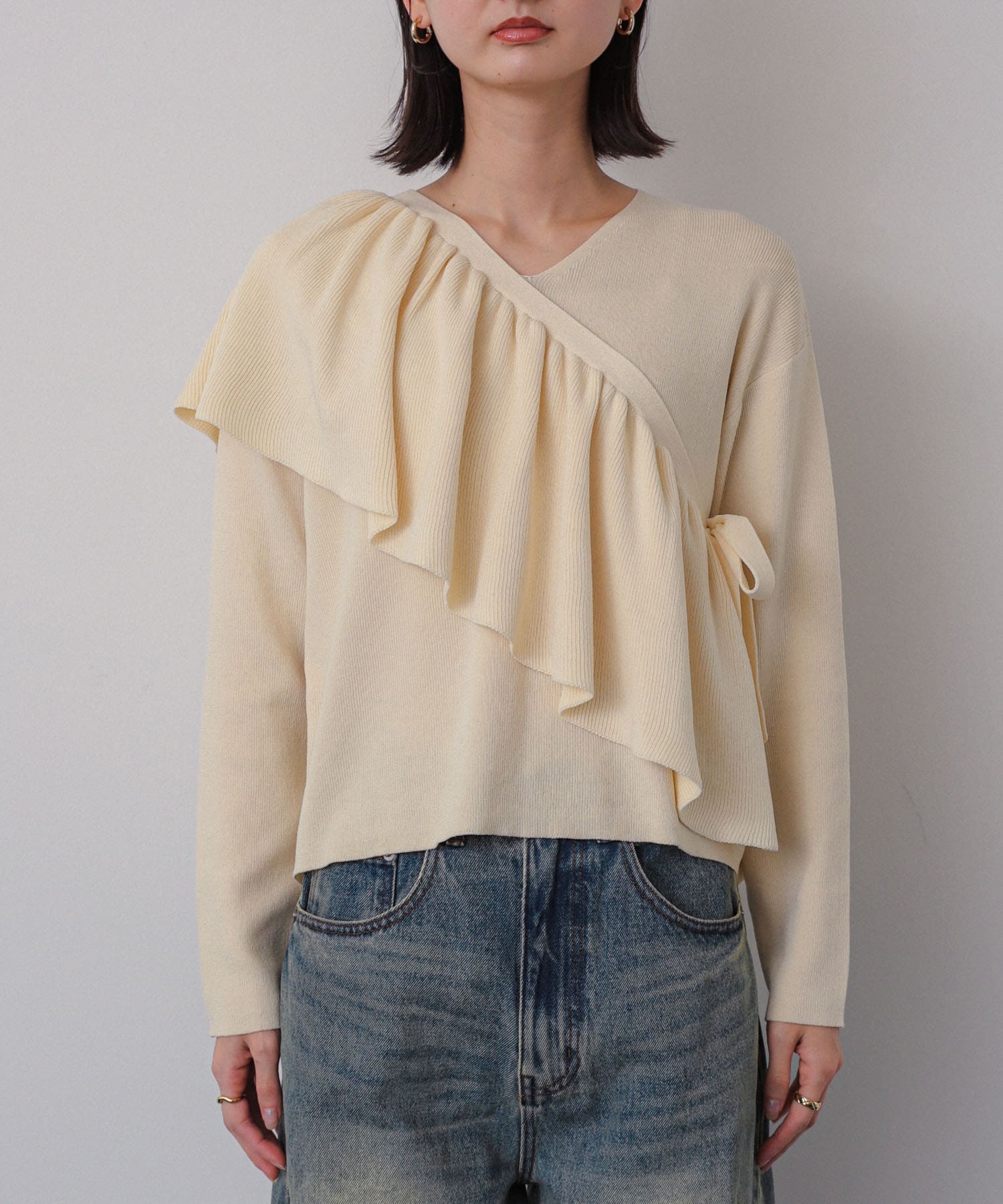 身長：158cm サイズ：one