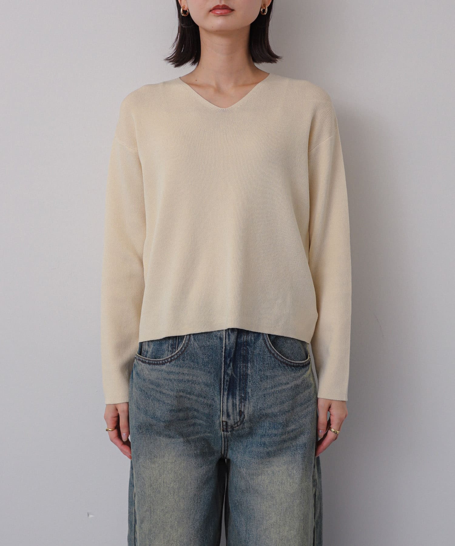身長：158cm サイズ：one