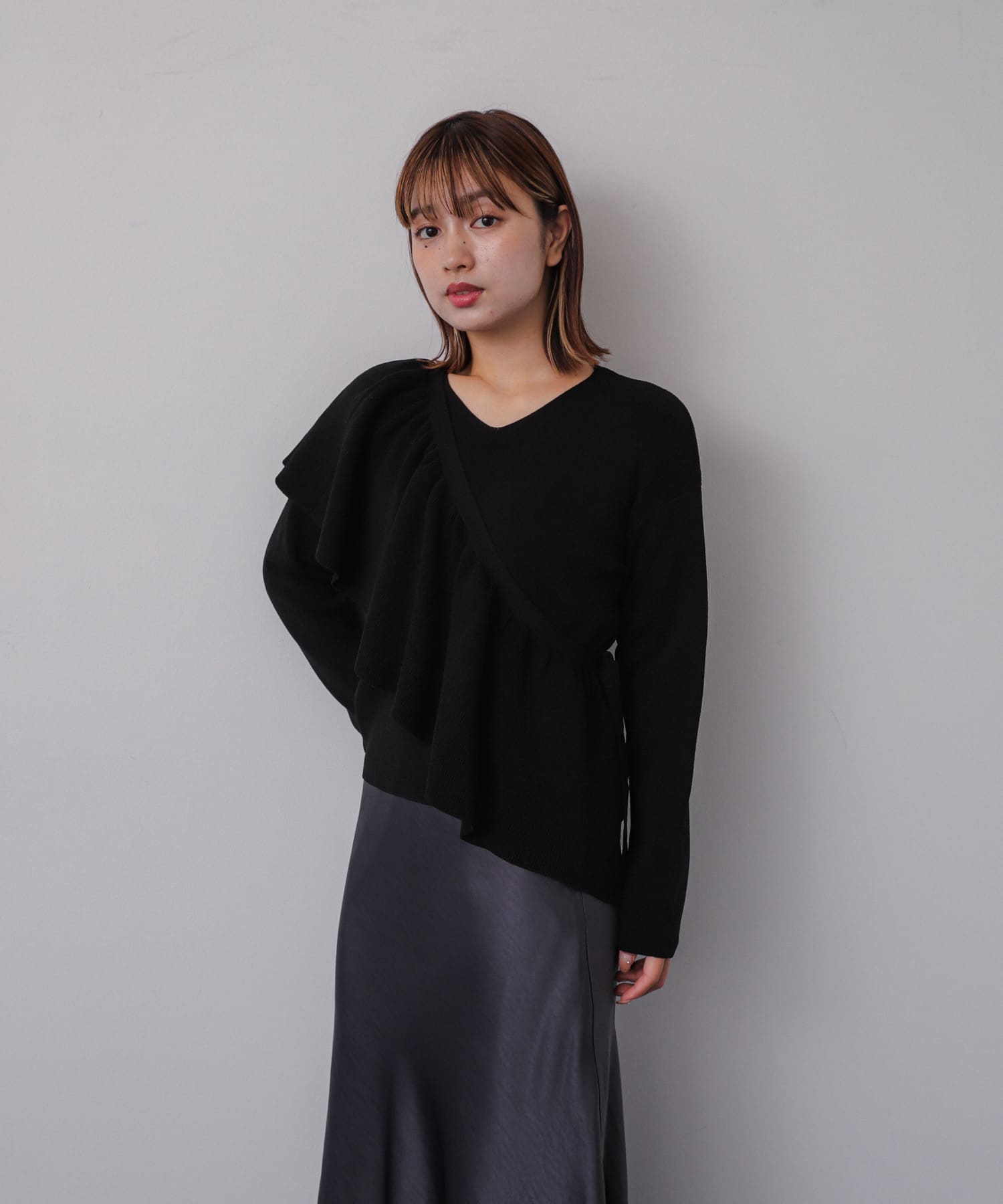 身長：158cm サイズ：one