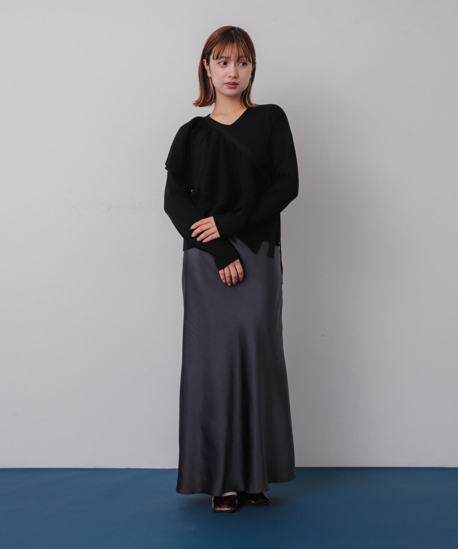 身長：158cm サイズ：one
