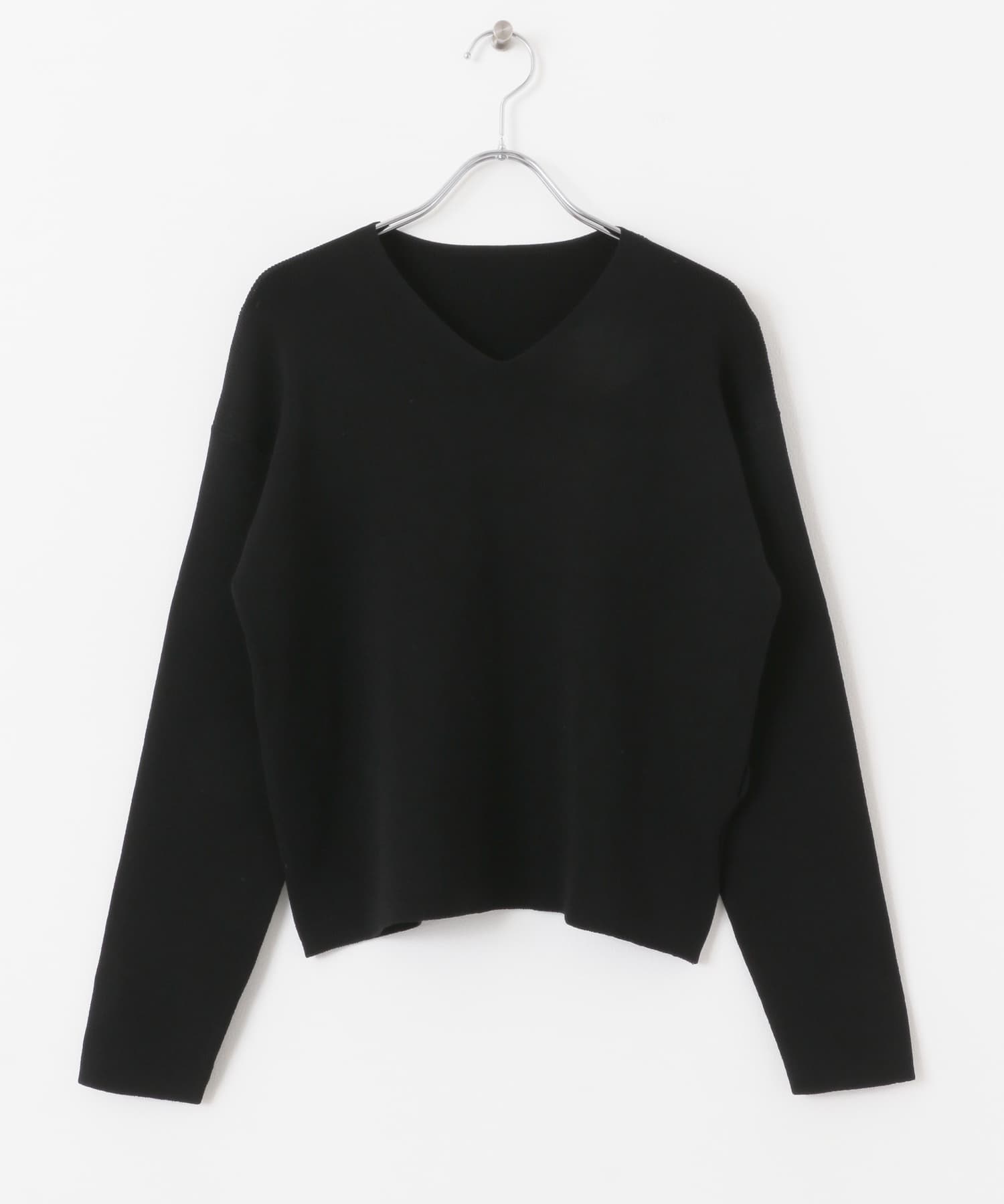 2WAYフリルレイヤードセーター BLACK one