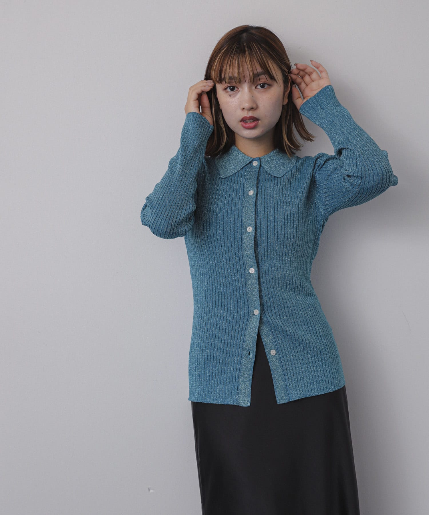 身長：158cm サイズ：one