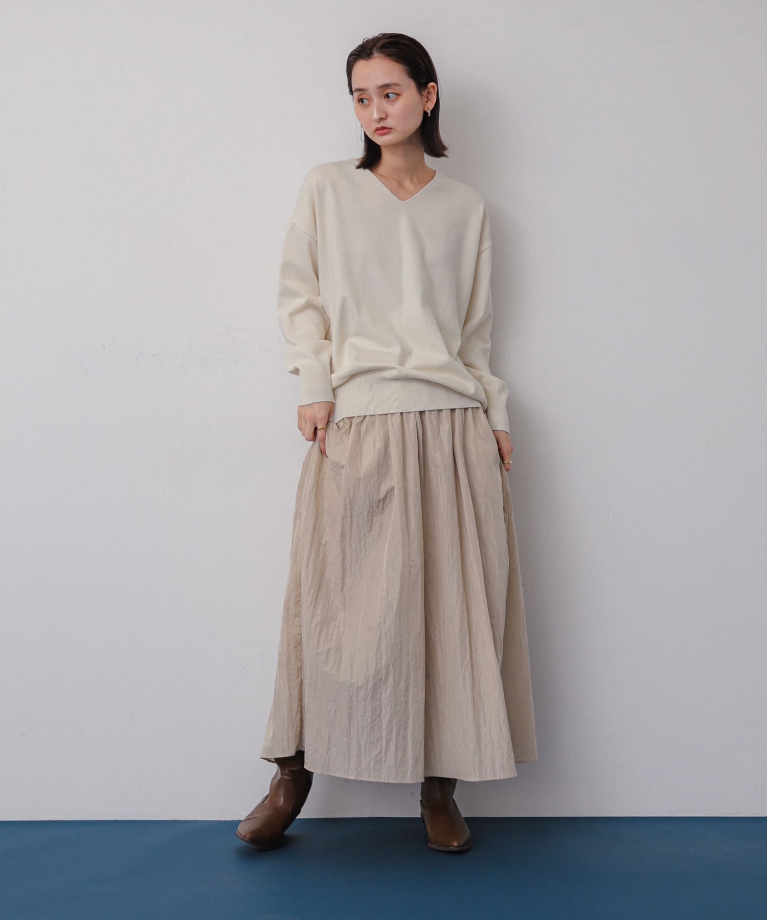 身長：158cm サイズ：one