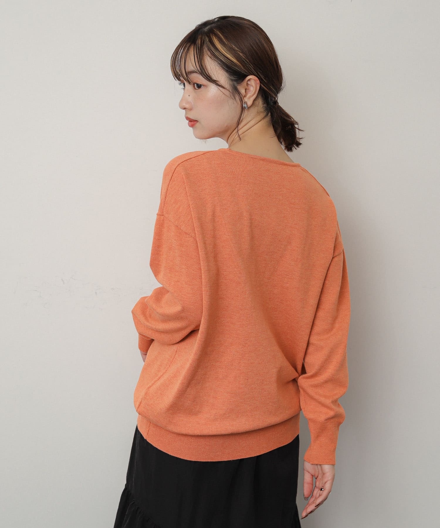 身長：158cm サイズ：one