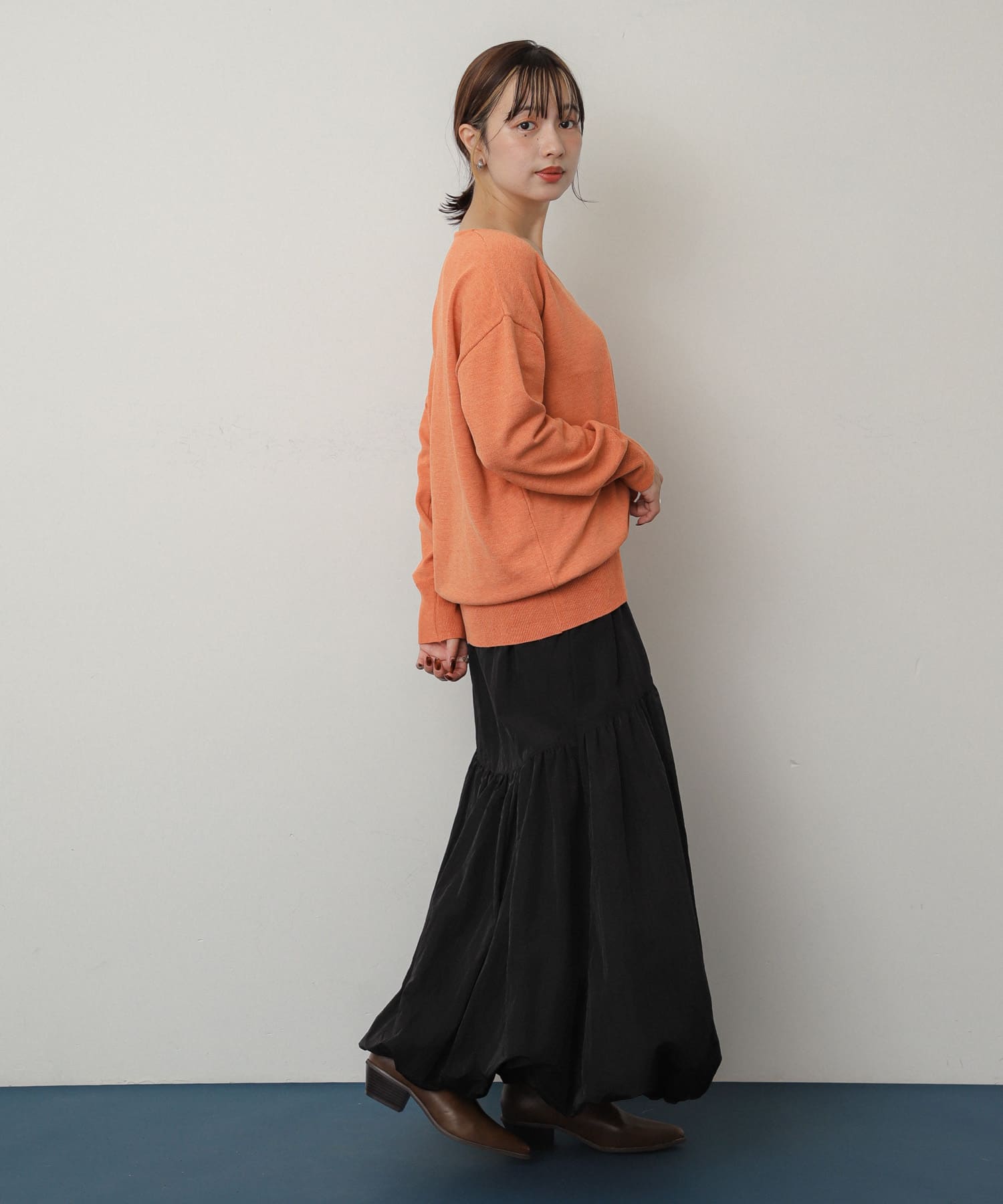 身長：158cm サイズ：one