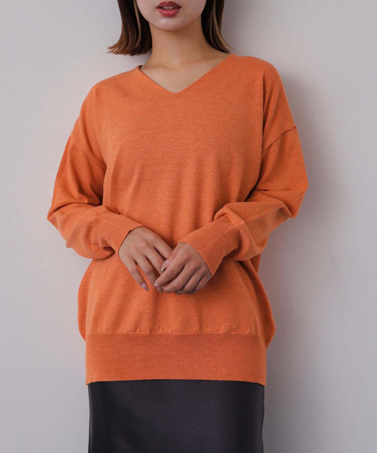 身長：158cm サイズ：one