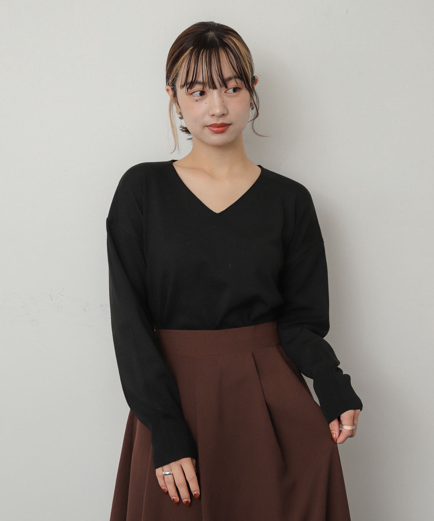 身長：158cm サイズ：one