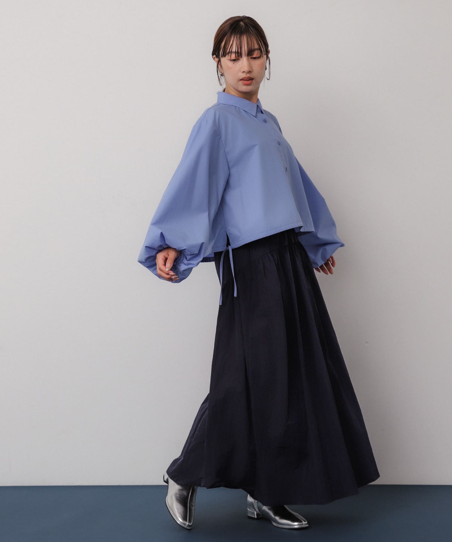 身長：158cm サイズ：one