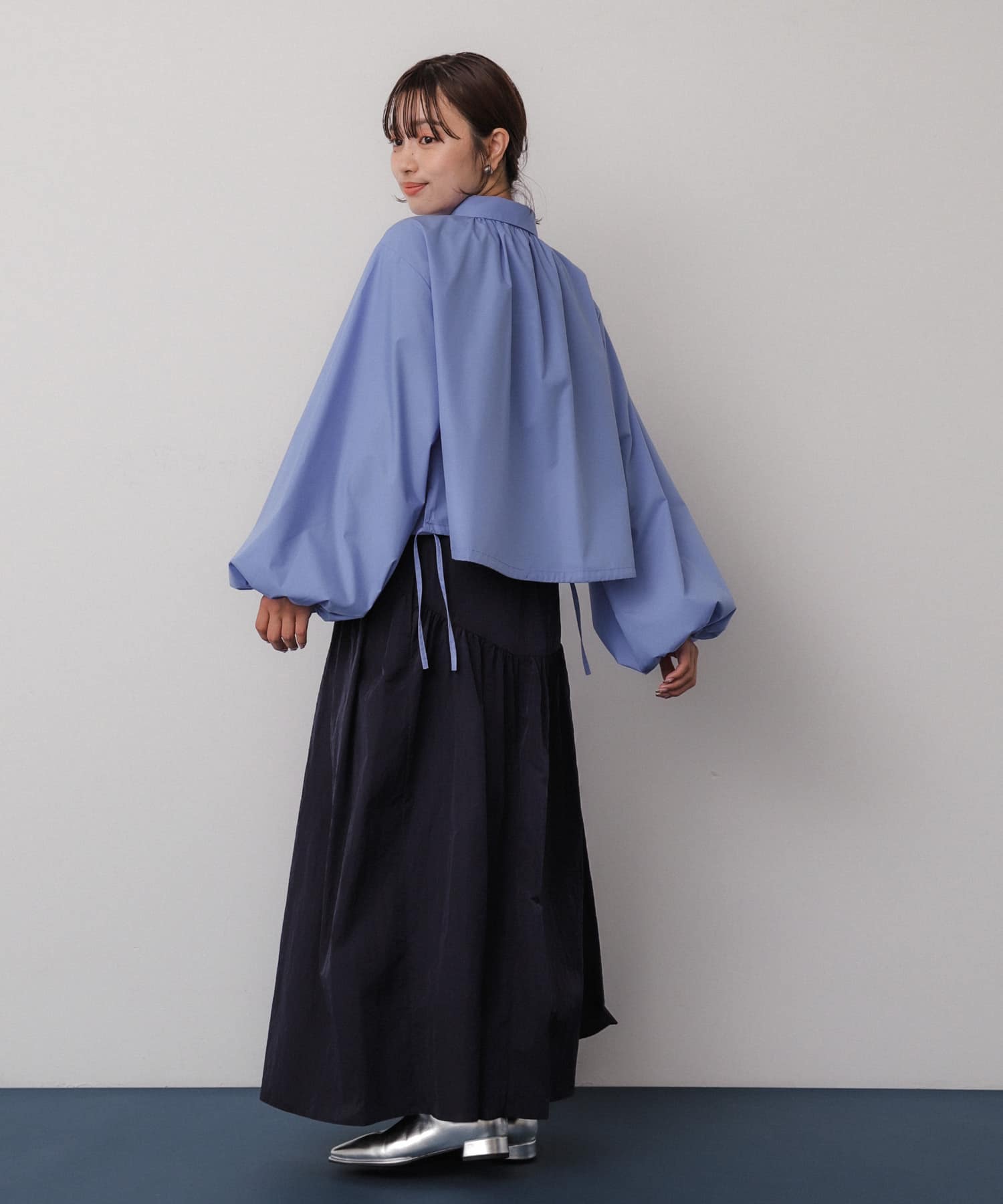 身長：158cm サイズ：one