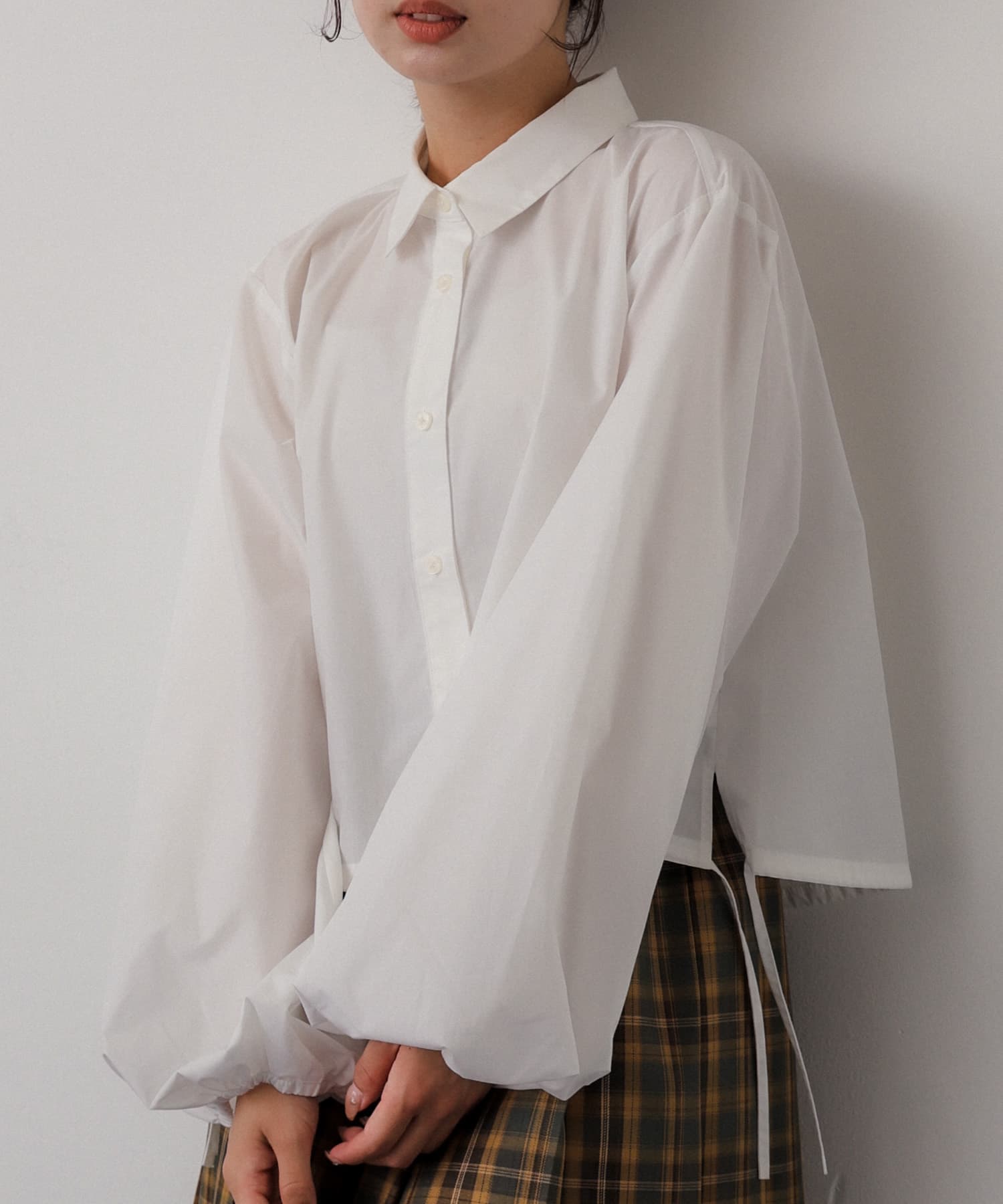身長：158cm サイズ：one