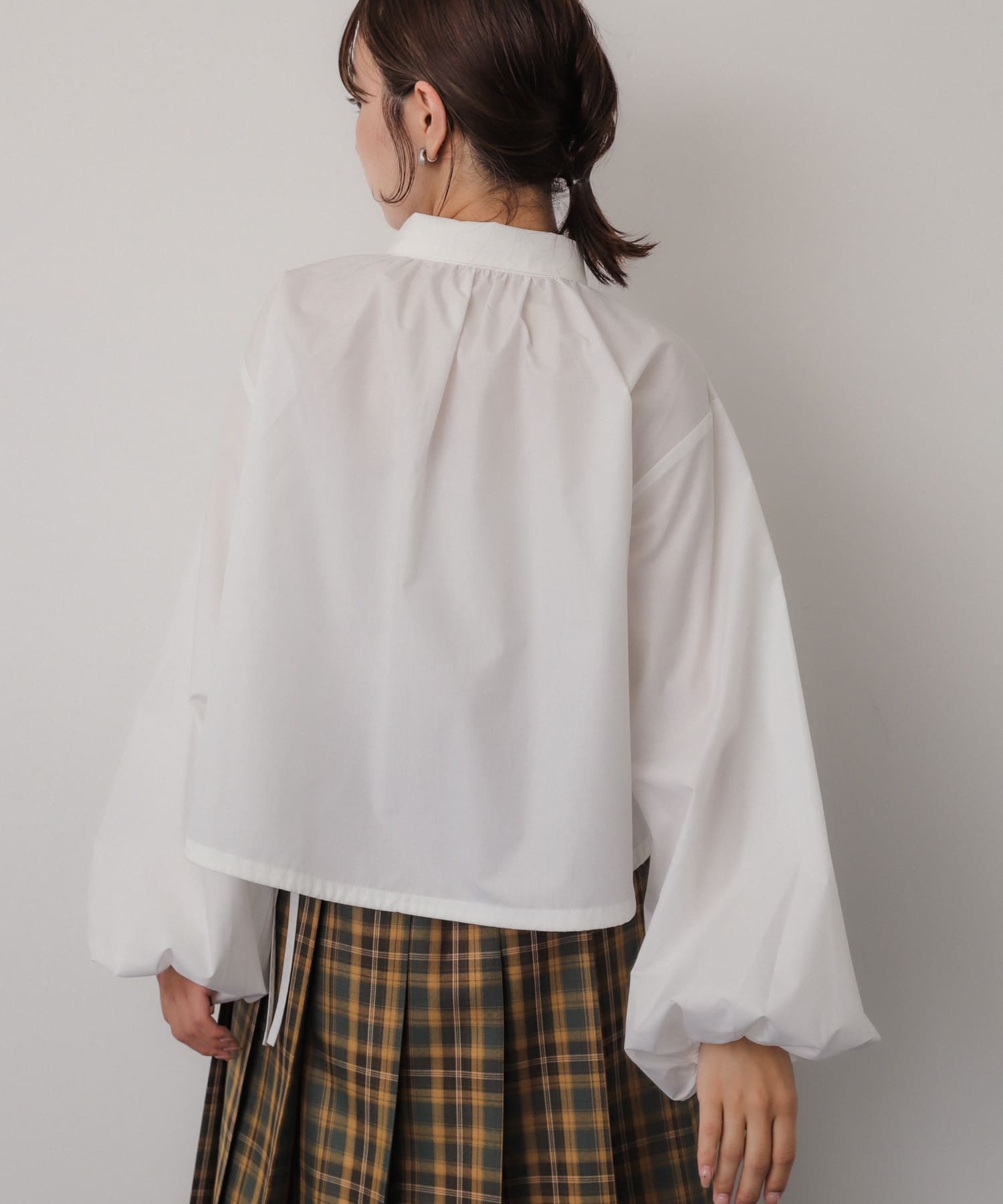 身長：158cm サイズ：one