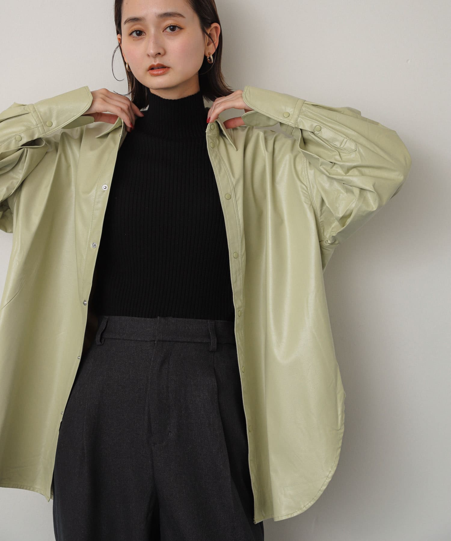 身長：169cm サイズ：one