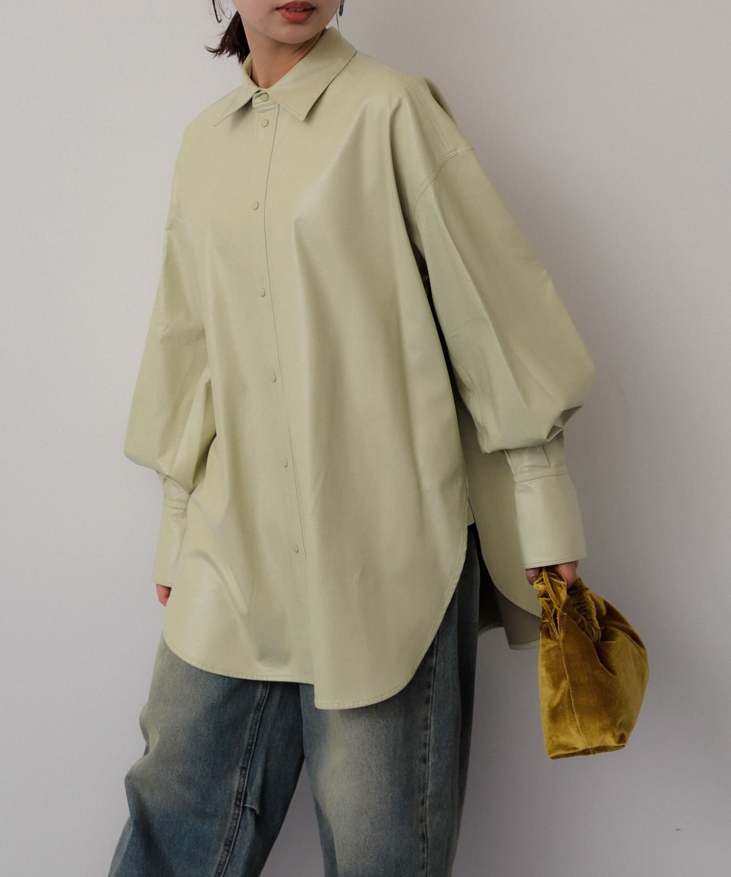 身長：158cm サイズ：one