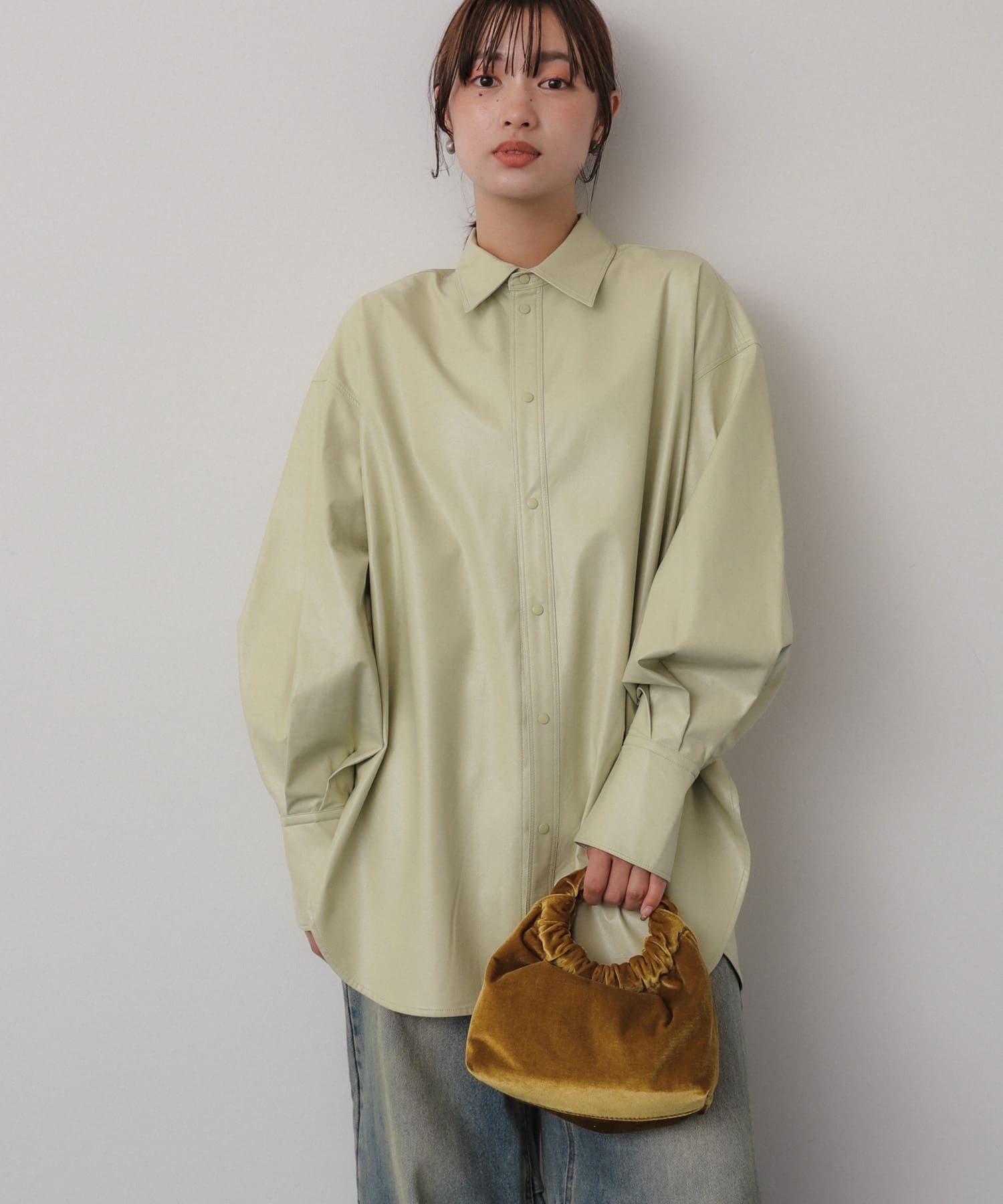 身長：158cm サイズ：one