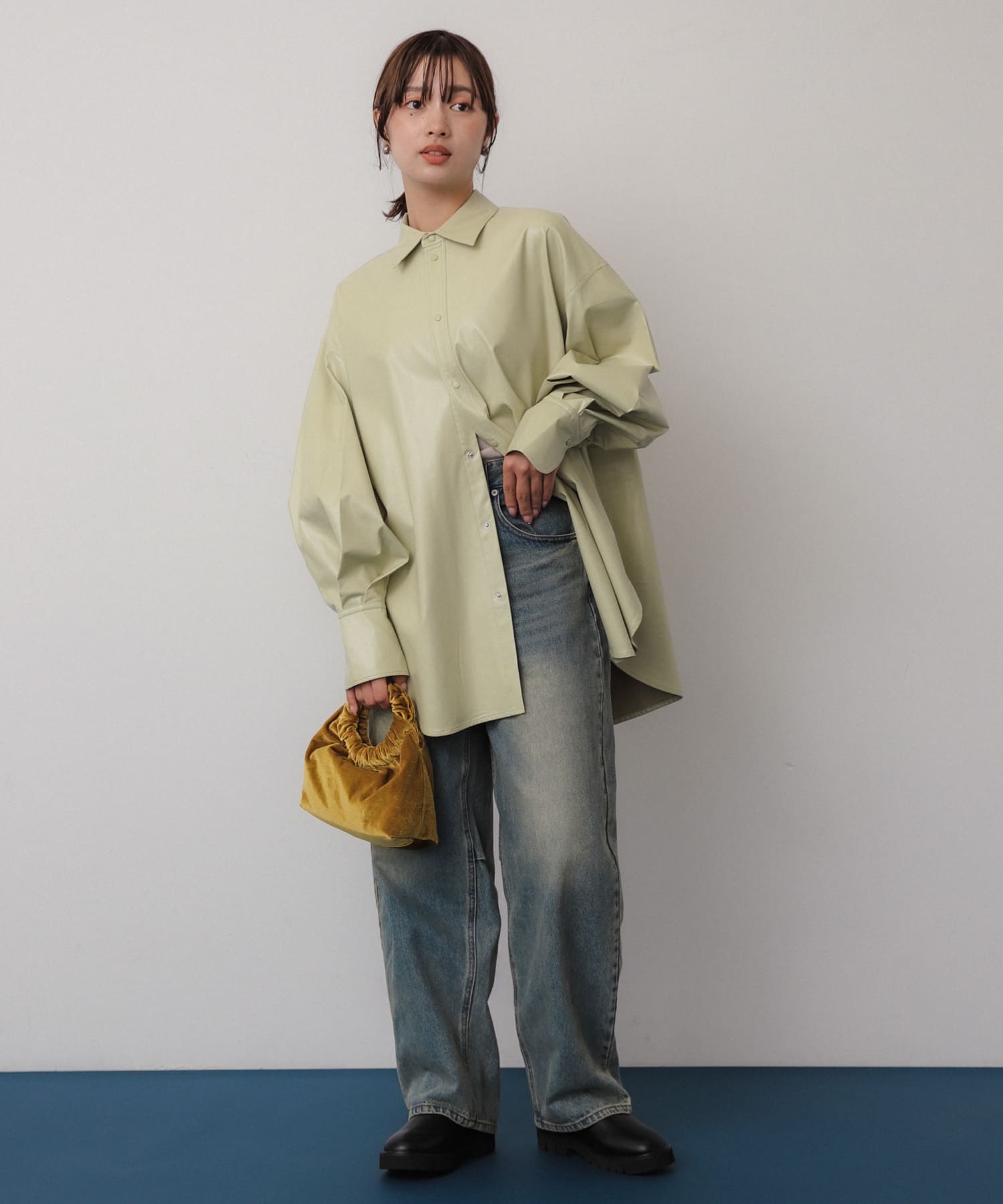 身長：158cm サイズ：one