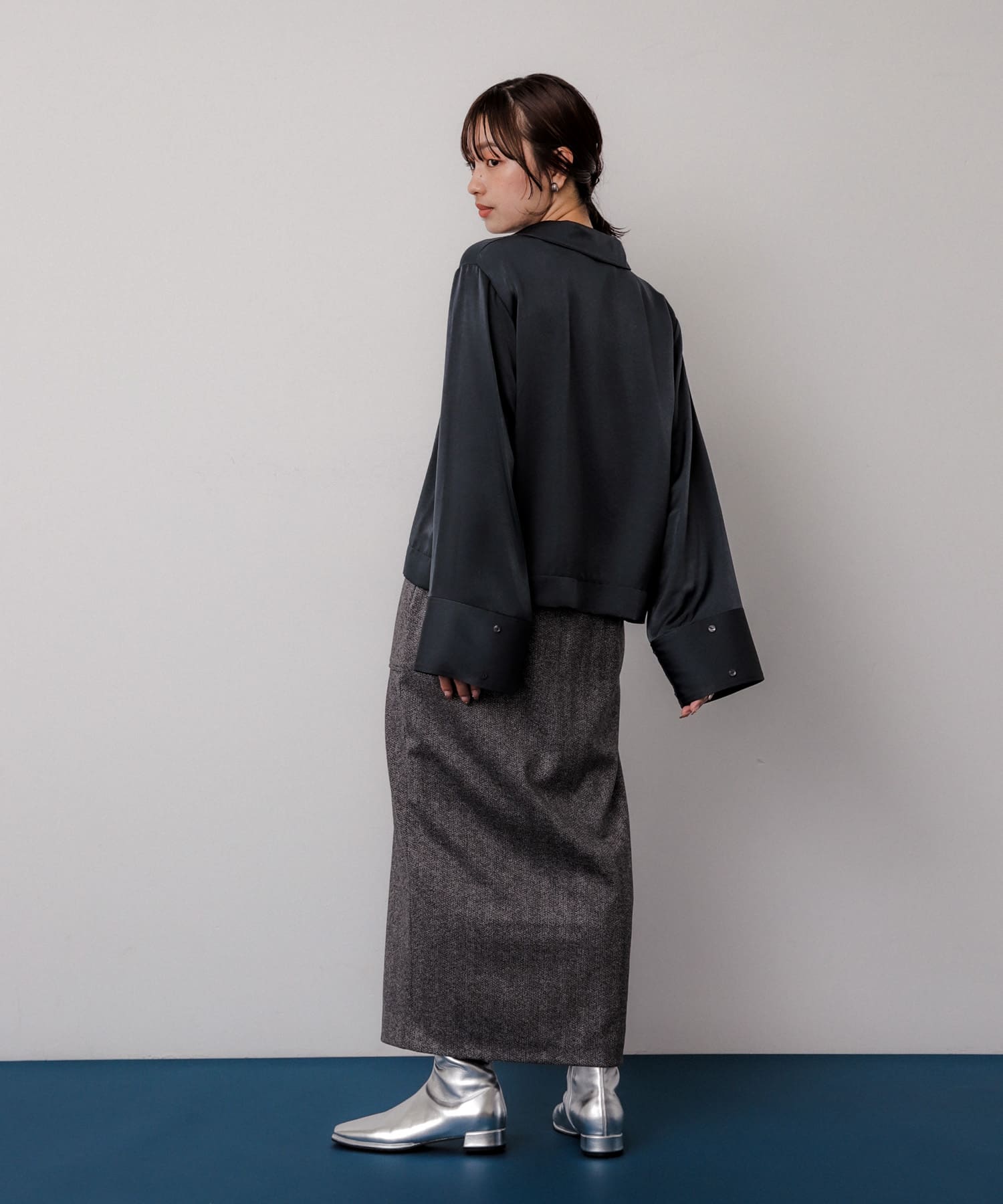 身長：158cm サイズ：one