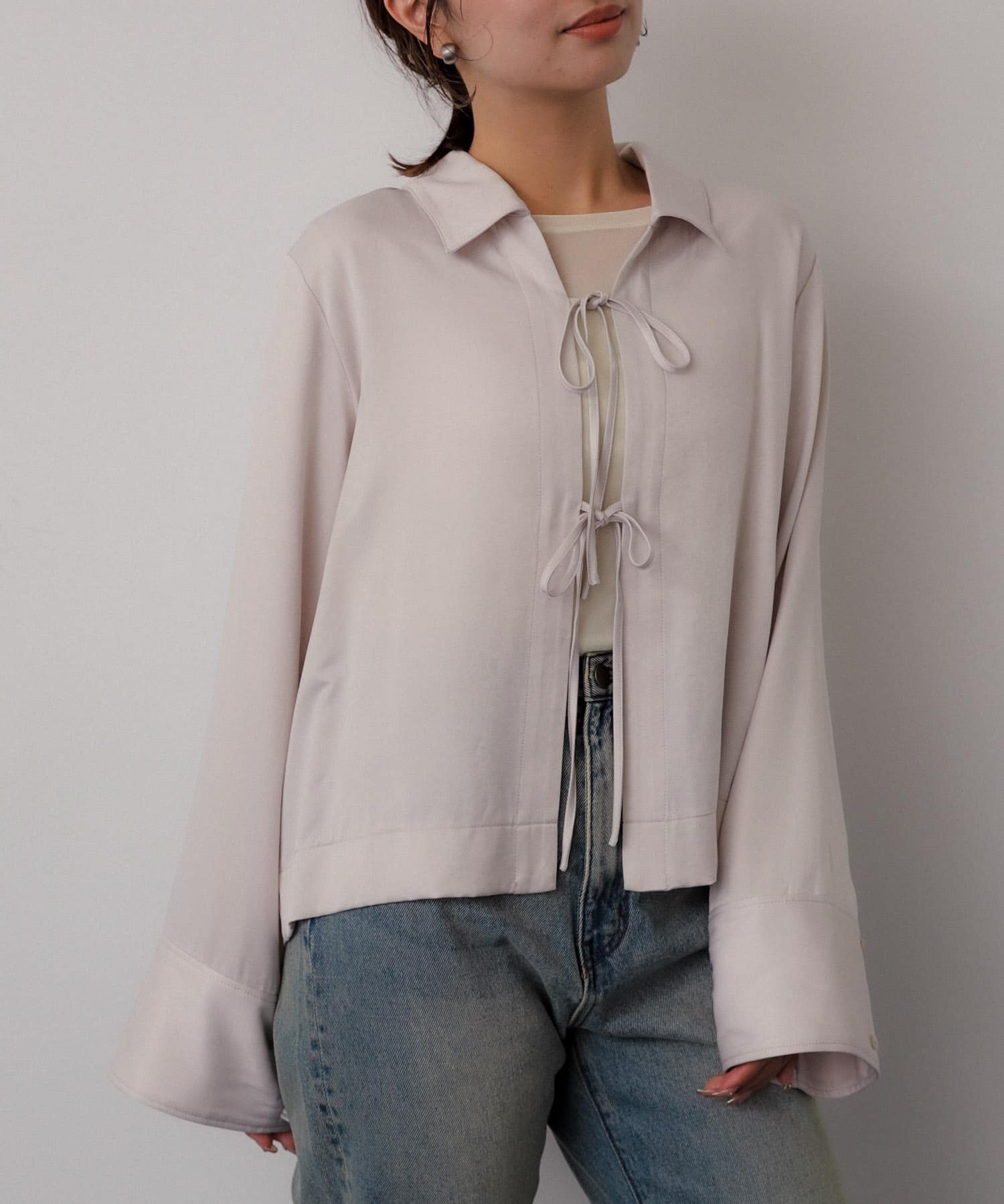 身長：158cm サイズ：one