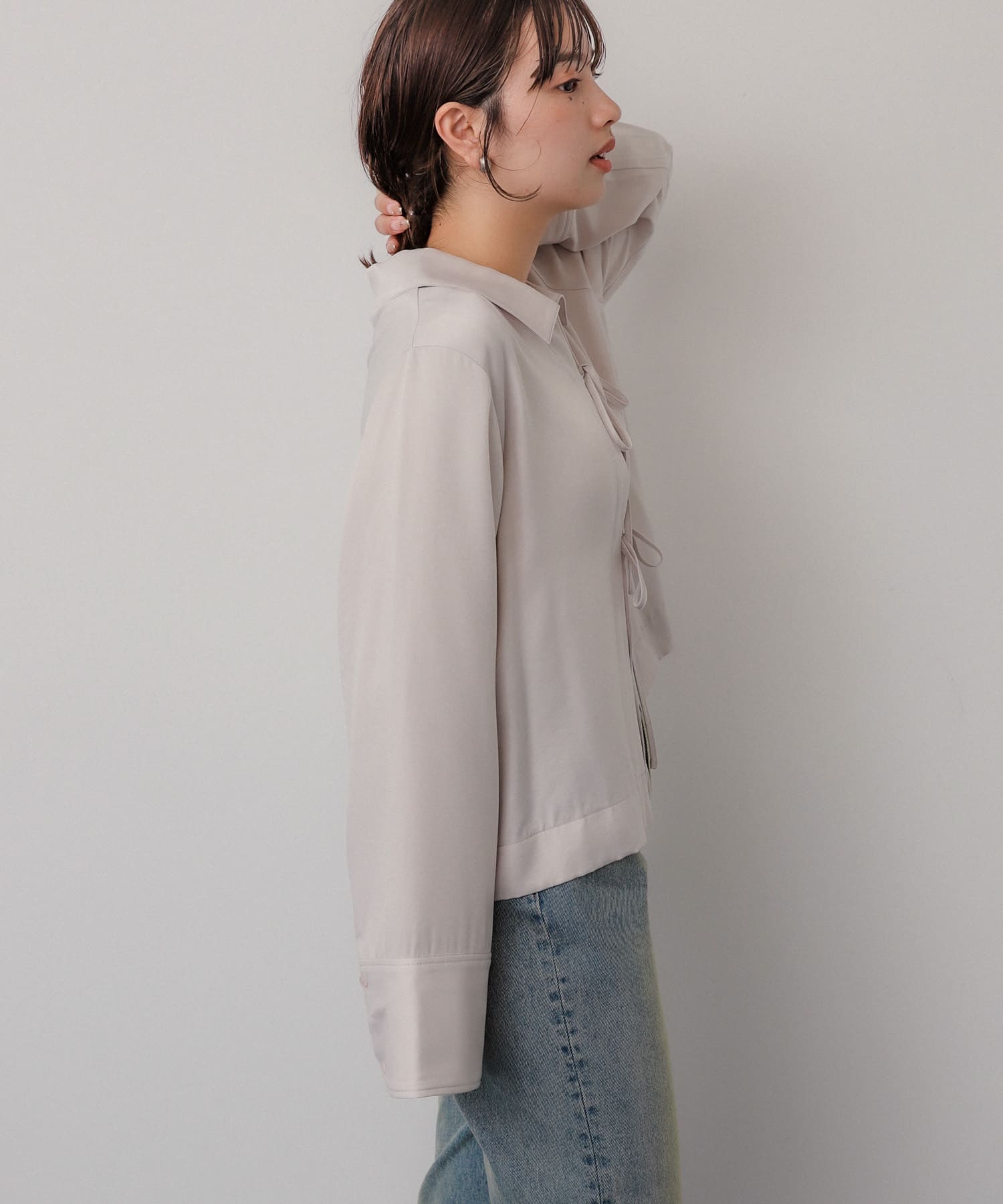 身長：158cm サイズ：one