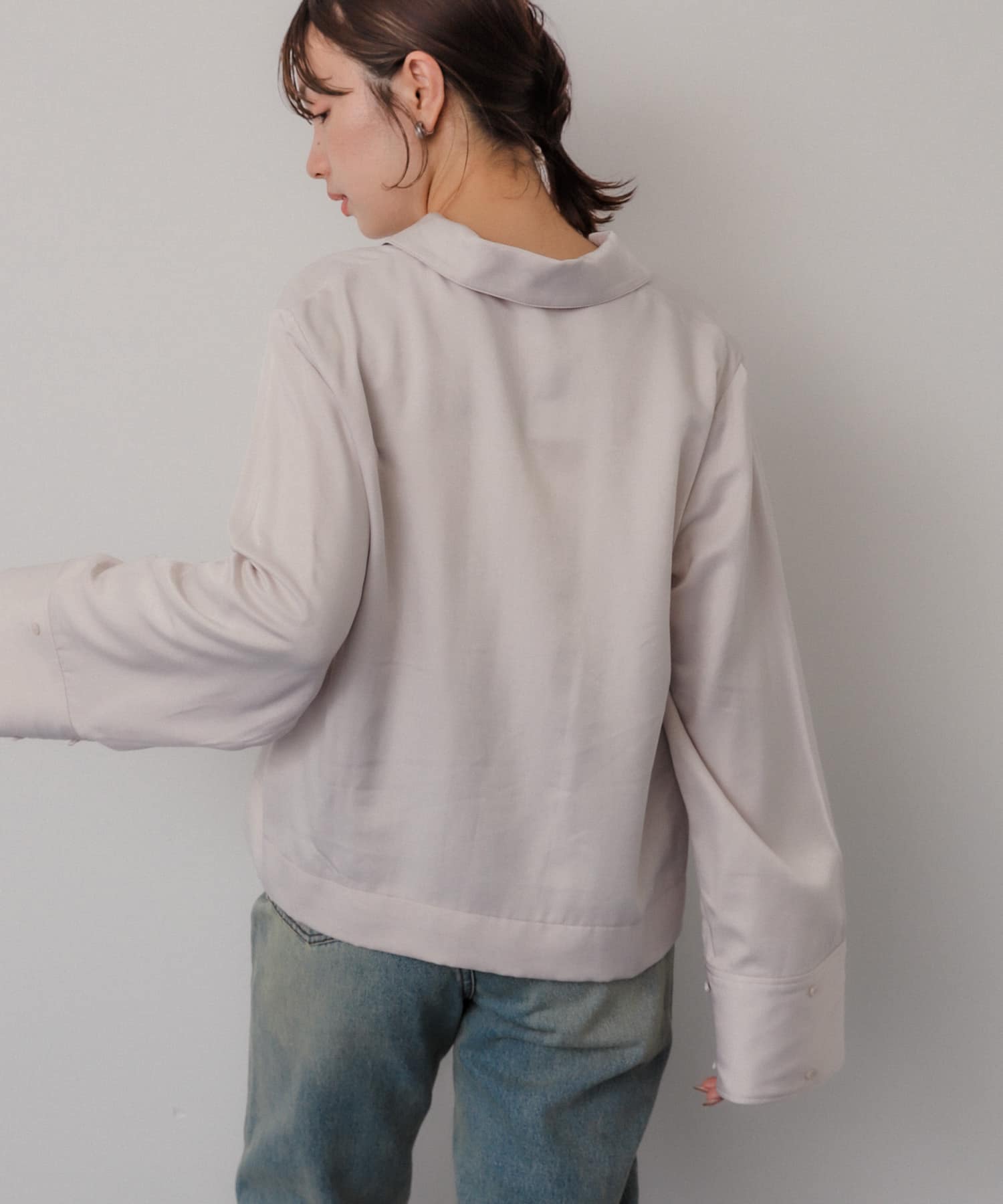 身長：158cm サイズ：one